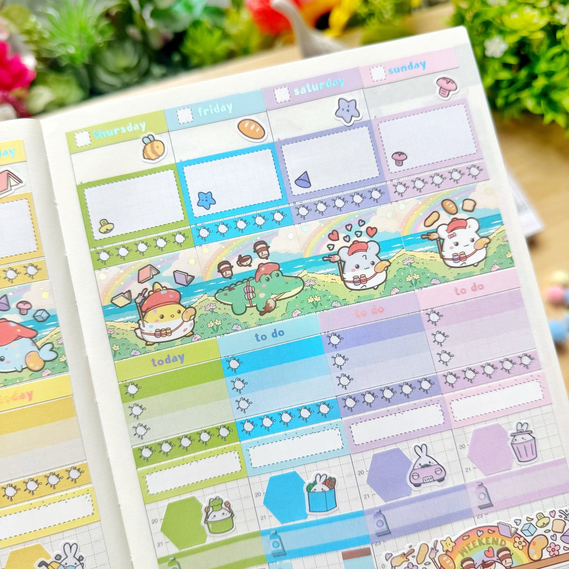 Hobonichi COUSIN - Lil' Painted Brigade - Holo Foil - SumLilThings