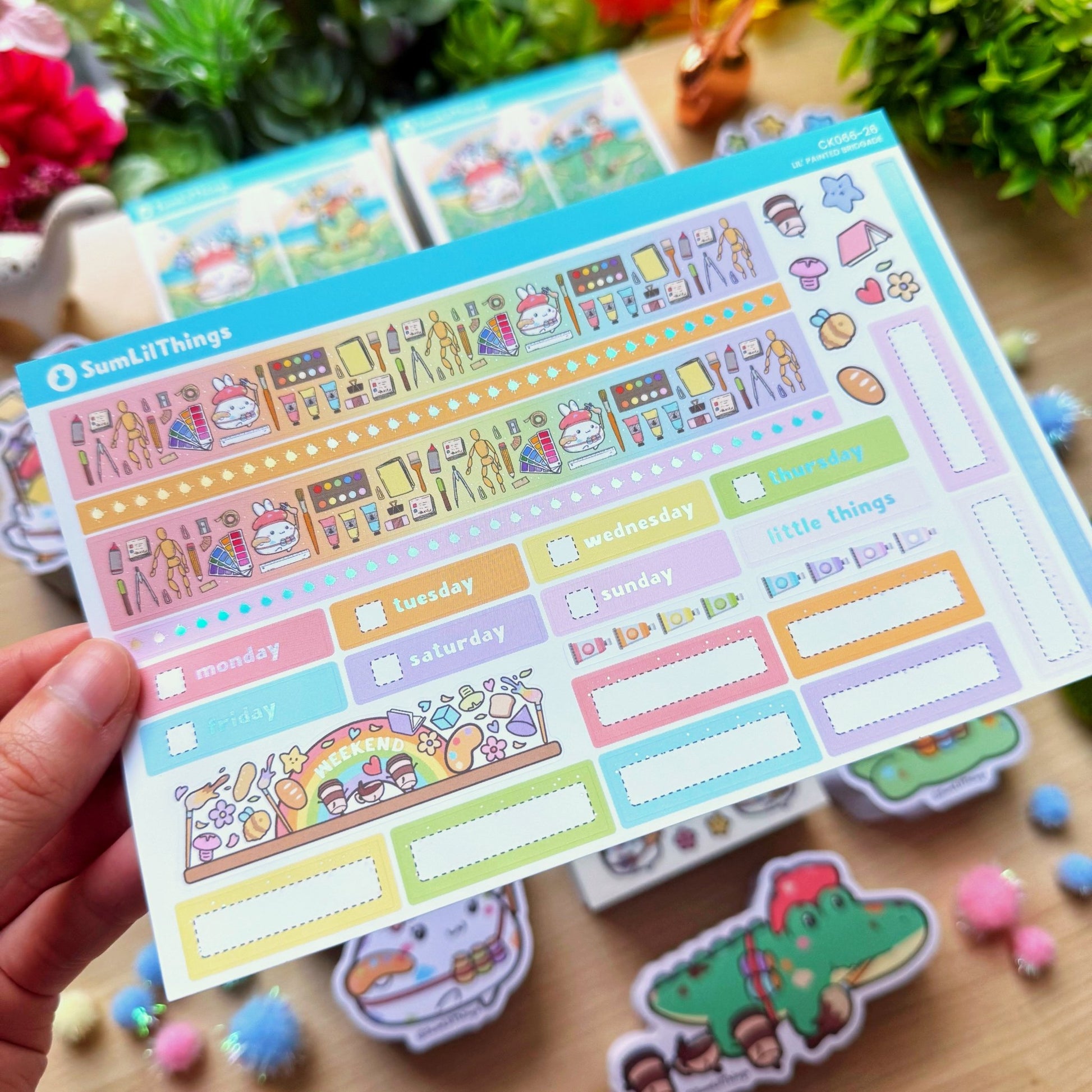 Hobonichi COUSIN - Lil' Painted Brigade - Holo Foil - SumLilThings