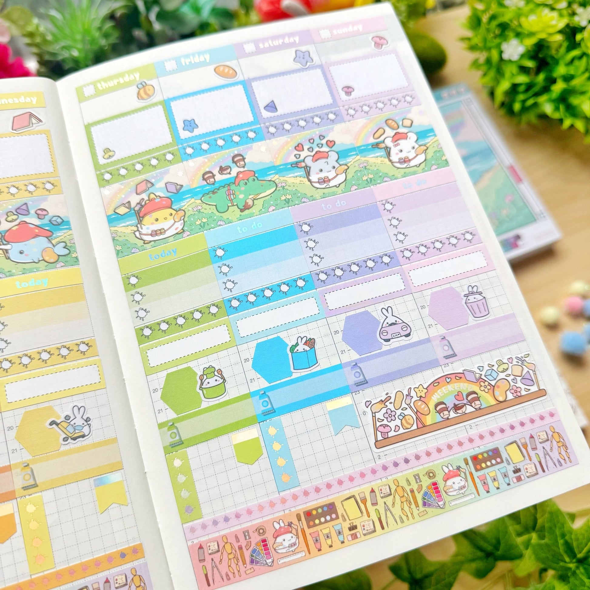 Hobonichi COUSIN - Lil' Painted Brigade - Holo Foil - SumLilThings