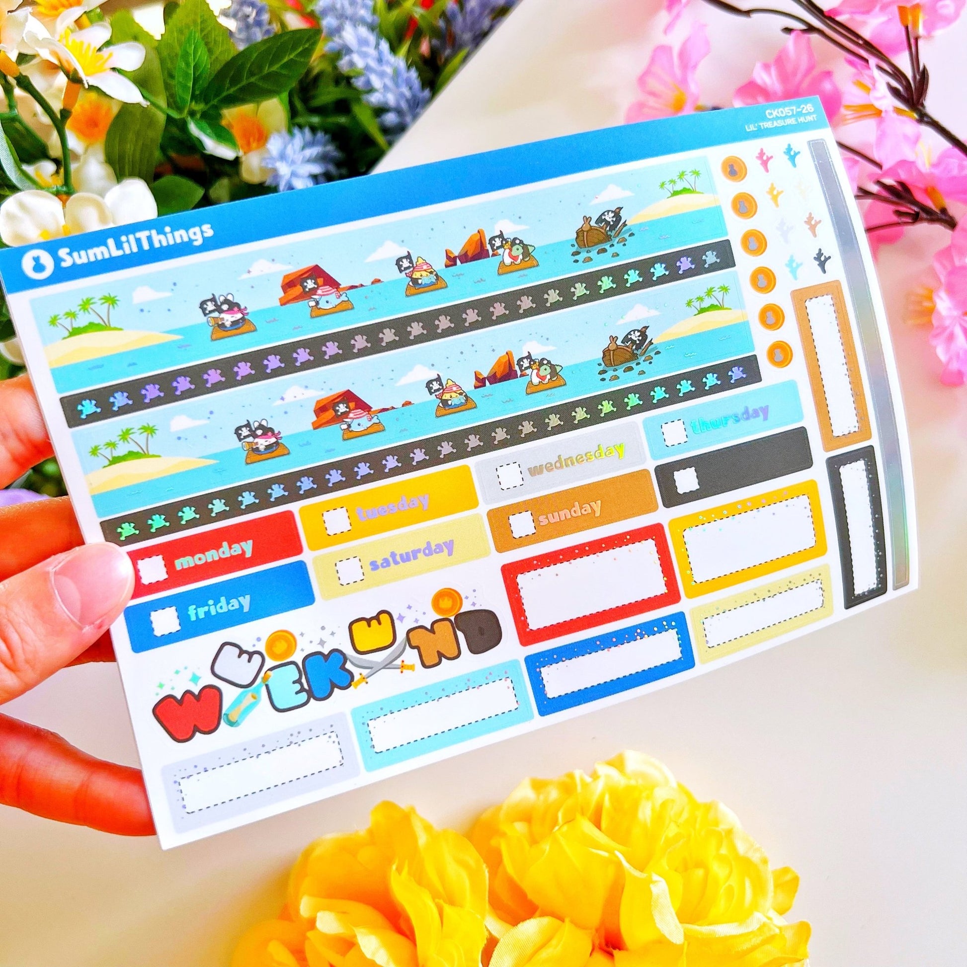 Hobonichi COUSIN - Lil' Treasure Hunt - Holo Foil - SumLilThings