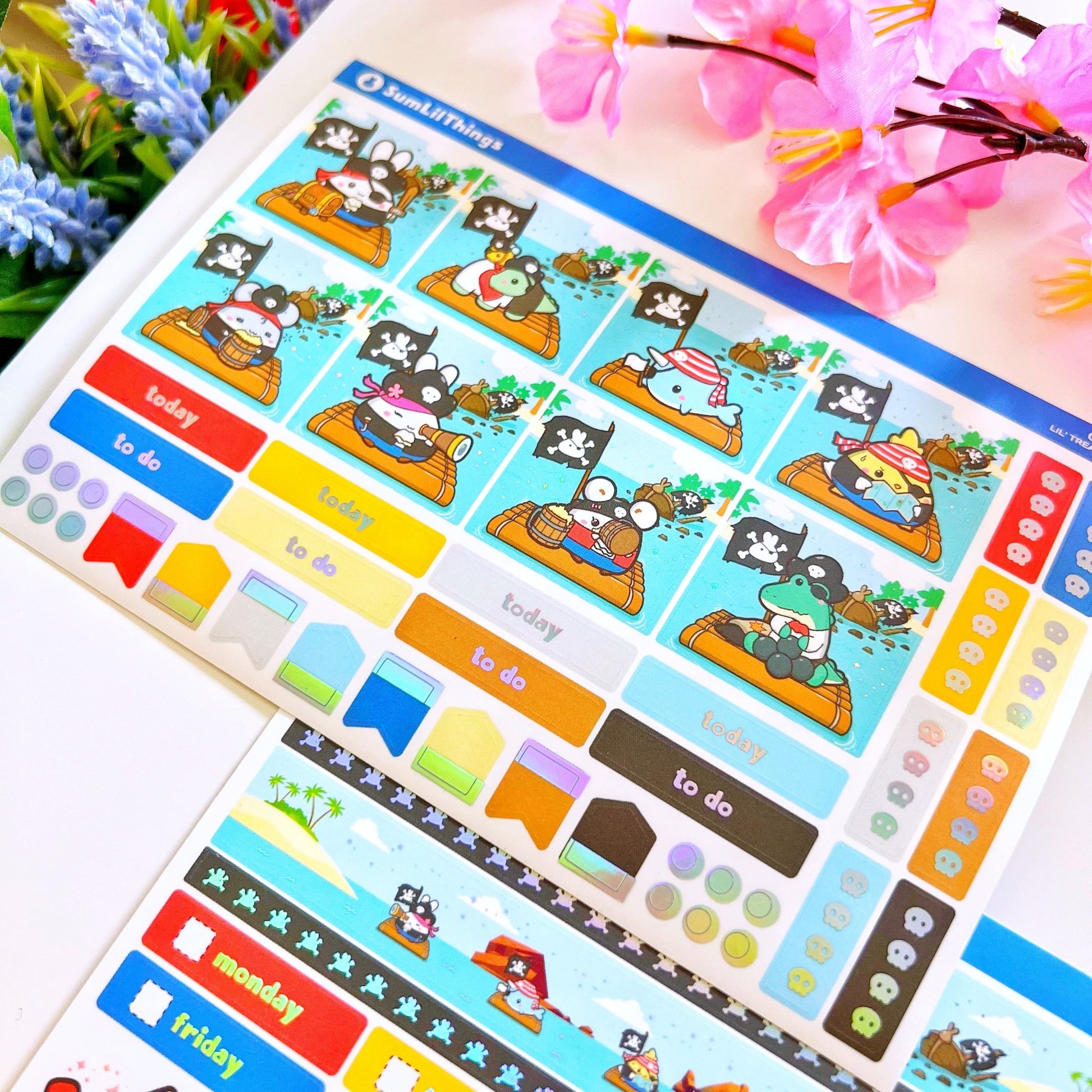 Hobonichi COUSIN - Lil' Treasure Hunt - Holo Foil - SumLilThings