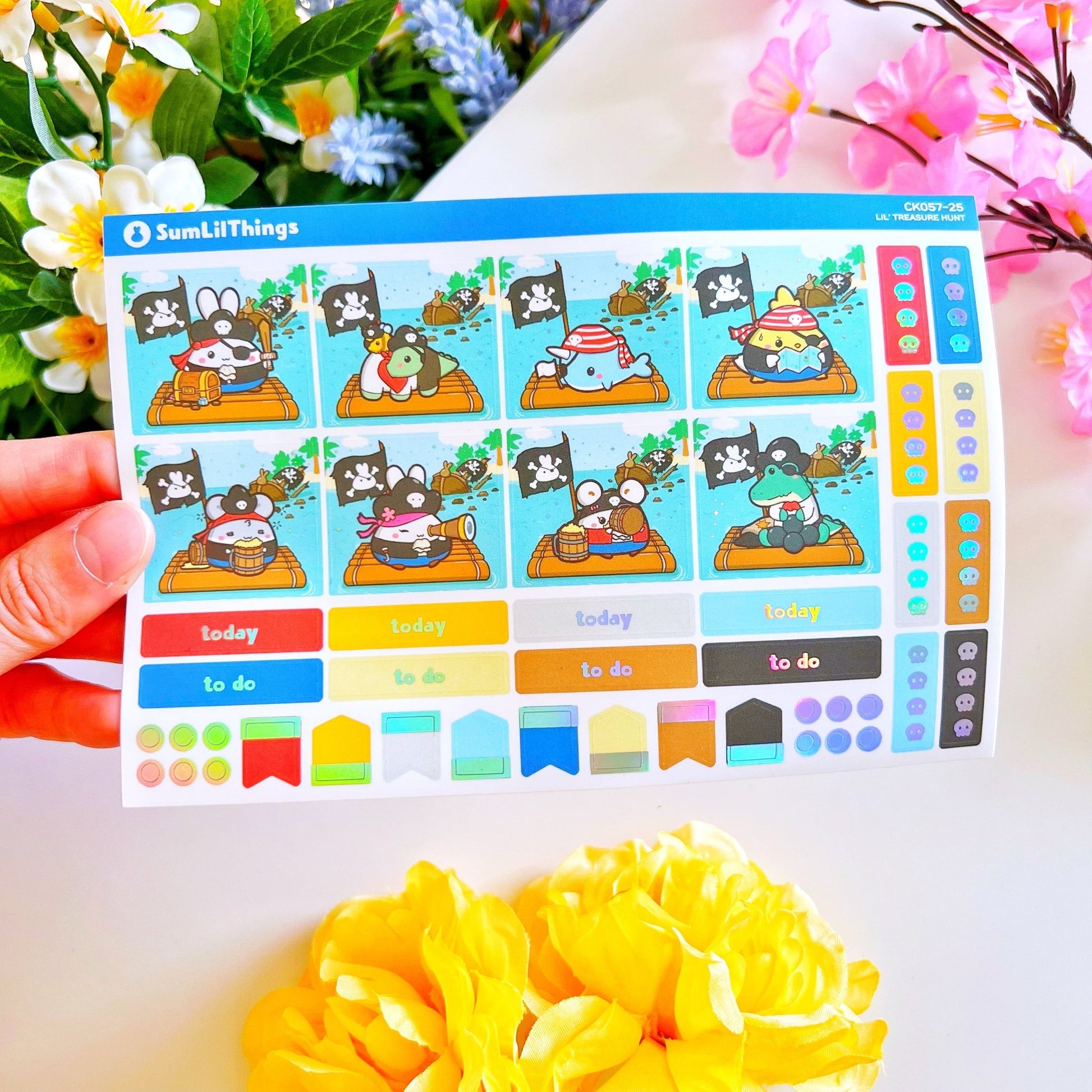 Hobonichi COUSIN - Lil' Treasure Hunt - Holo Foil - SumLilThings