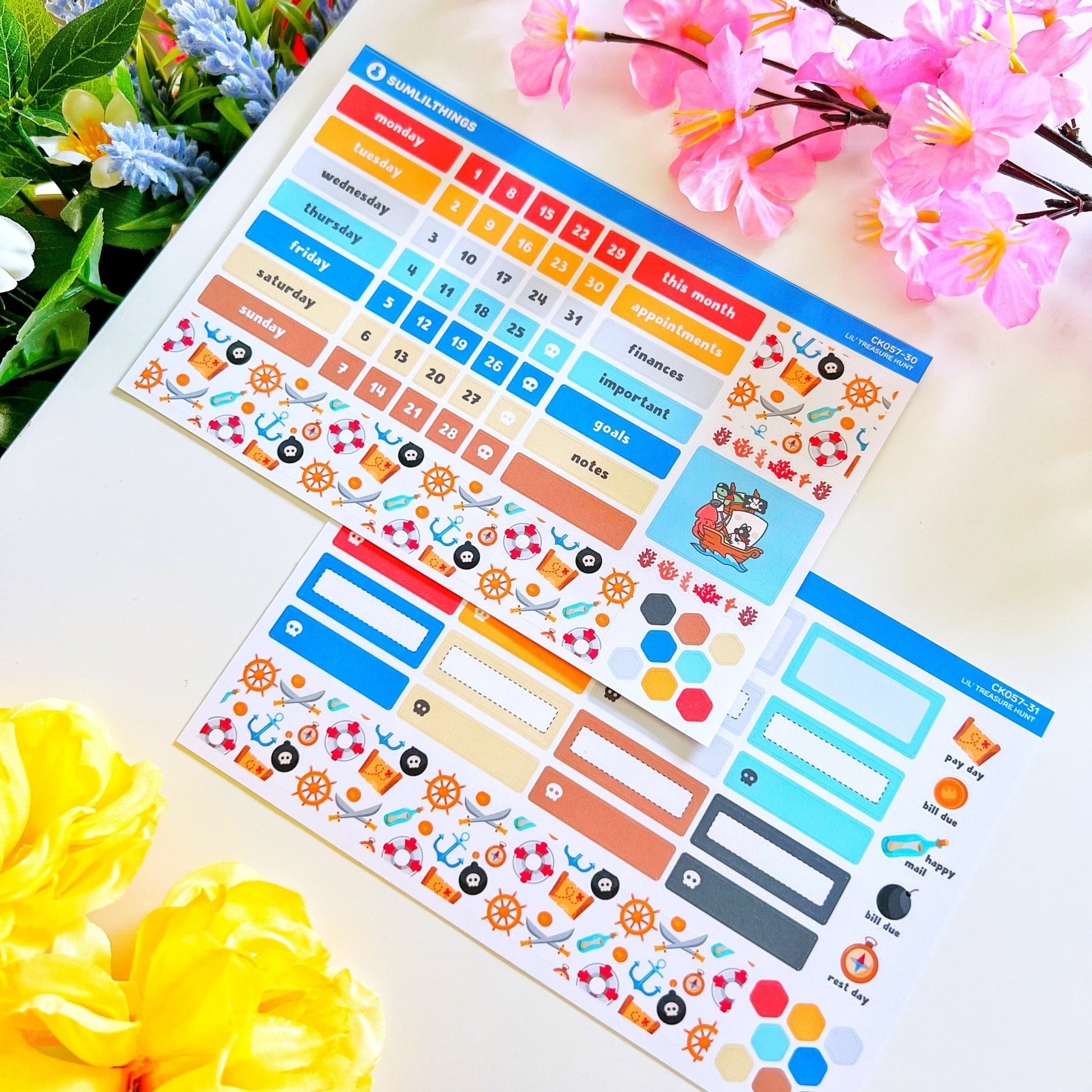 Hobonichi COUSIN - Lil' Treasure Hunt - Holo Foil - SumLilThings