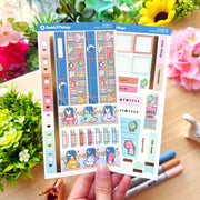 Hobonichi WEEKS - Books, Dragons & Tea - Gold Foil - SumLilThings