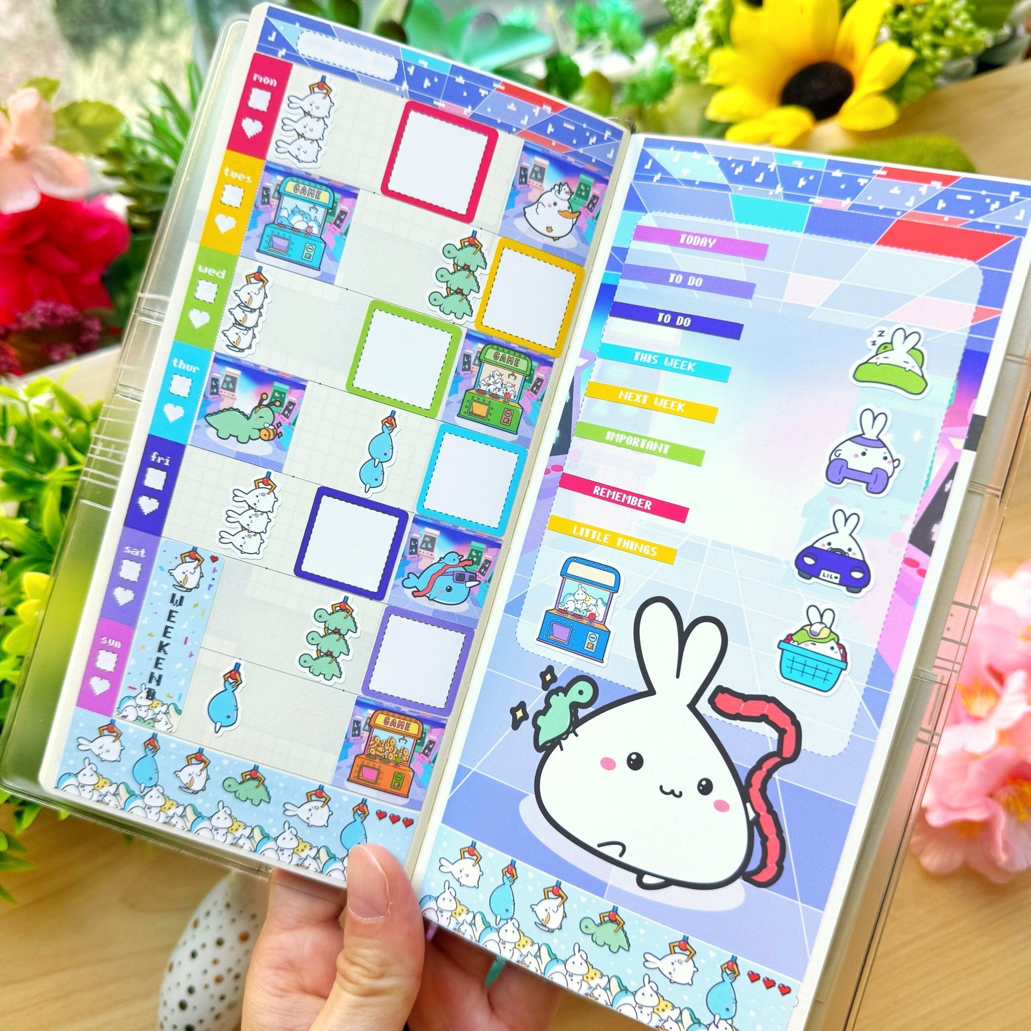 Hobonichi WEEKS - Lil' Arcade Time - Holo Foil - SumLilThings