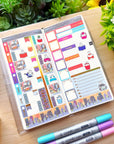 Hobonichi WEEKS - Lil' Cyber City Life - Holo Gold Foil - SumLilThings