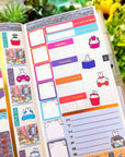 Hobonichi WEEKS - Lil' Cyber City Life - Holo Gold Foil - SumLilThings