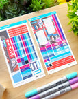 Hobonichi WEEKS - Lil' Cyber City Life - Holo Gold Foil - SumLilThings