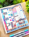 Hobonichi WEEKS - Lil' Cyber City Life - Holo Gold Foil - SumLilThings
