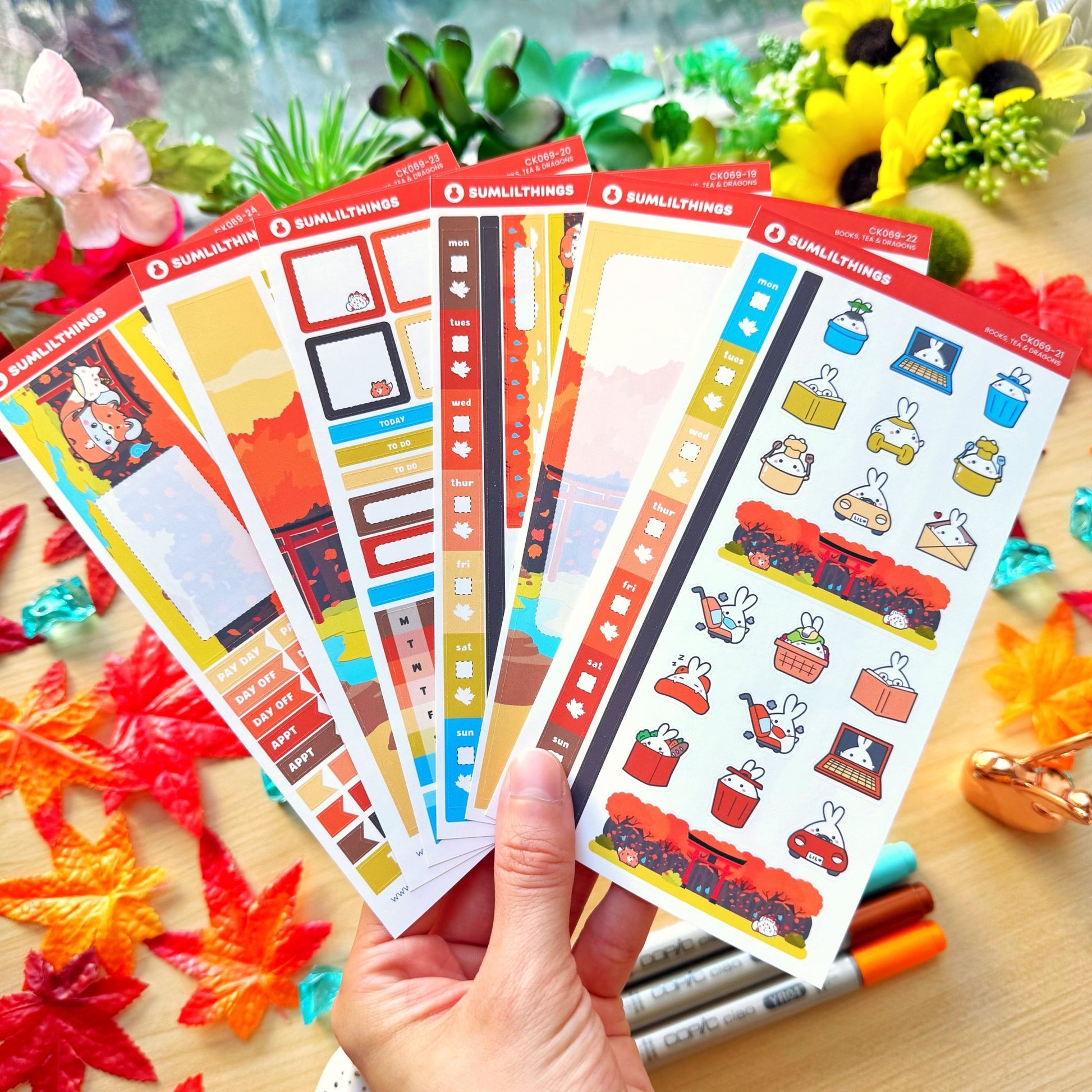 Hobonichi WEEKS - Lil' Fox Festival - Holo Foil - SumLilThings