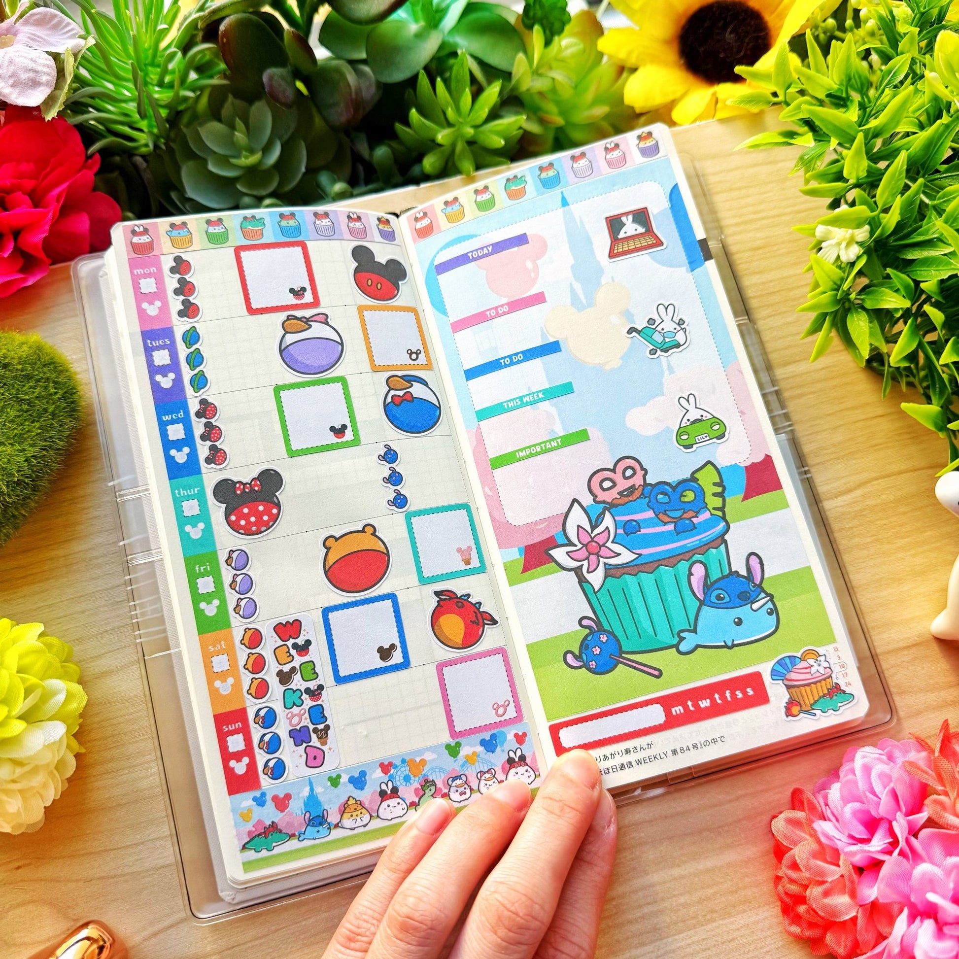 Hobonichi WEEKS - Lil' Magical Munchies - Holographic Foil - SumLilThings