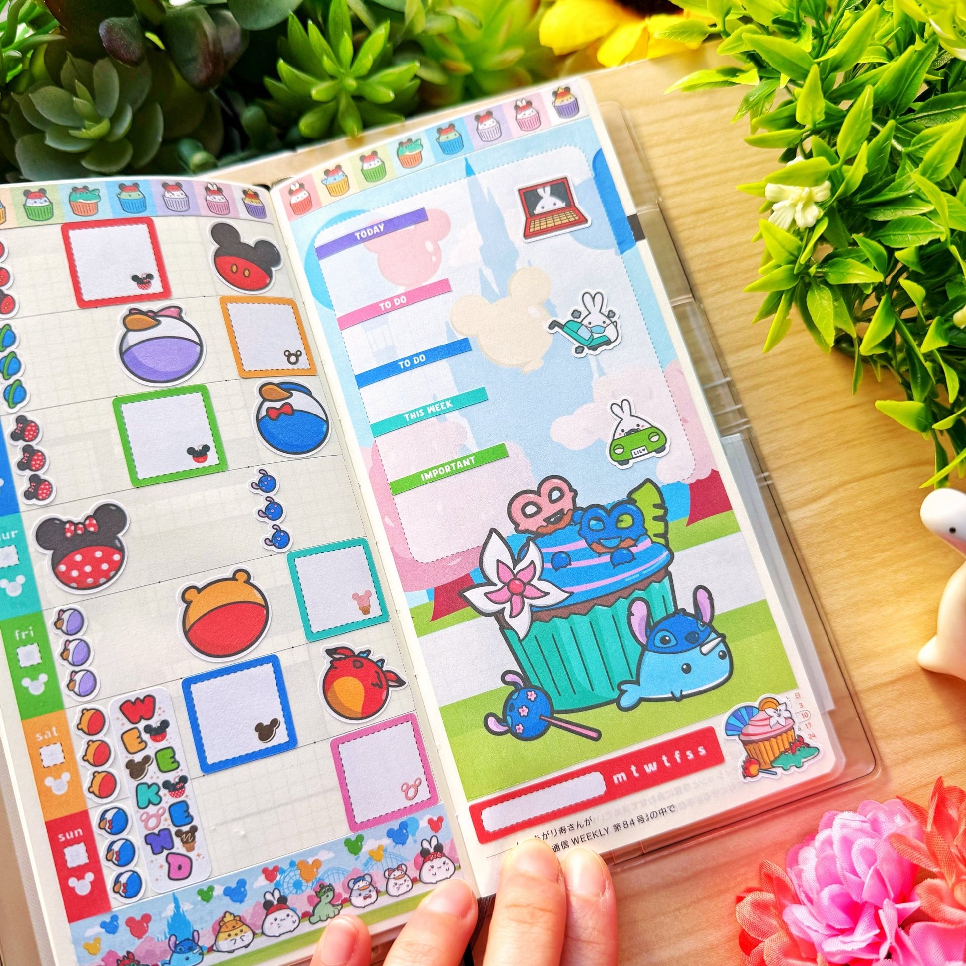 Hobonichi WEEKS - Lil' Magical Munchies - Holographic Foil - SumLilThings