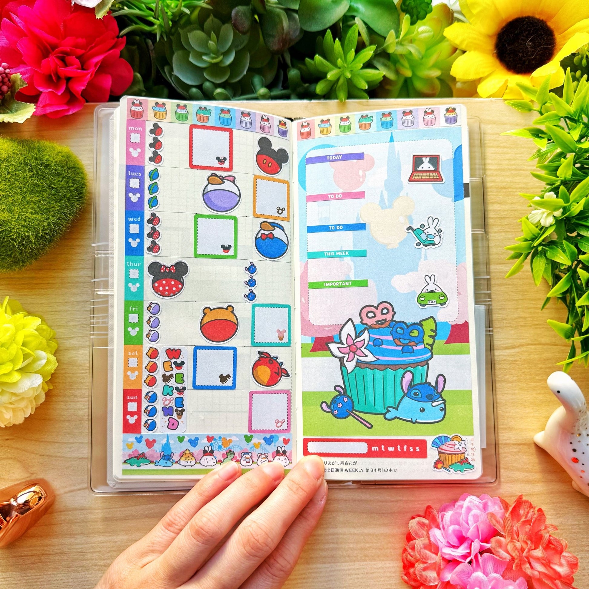 Hobonichi WEEKS - Lil' Magical Munchies - Holographic Foil - SumLilThings