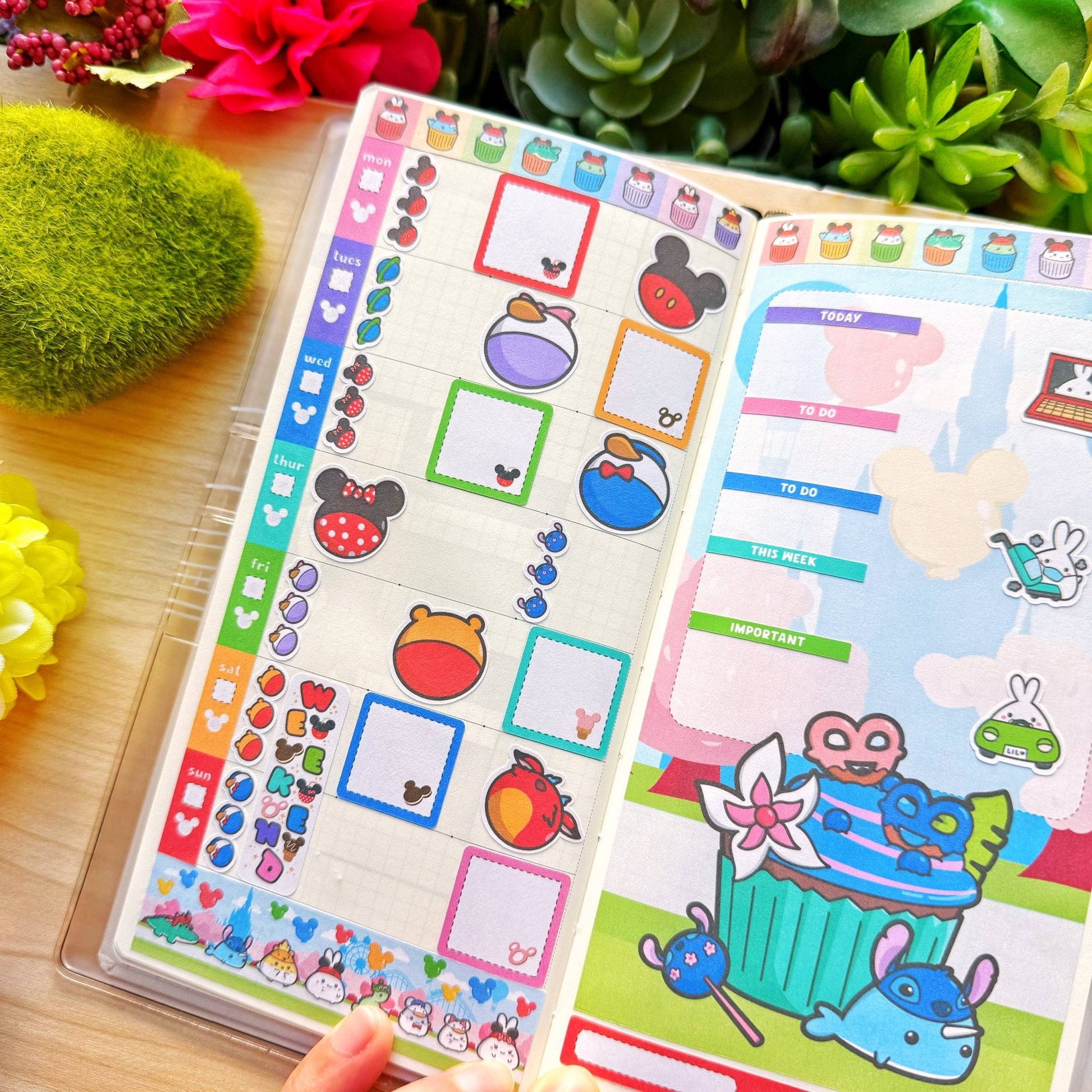 Hobonichi WEEKS - Lil' Magical Munchies - Holographic Foil - SumLilThings