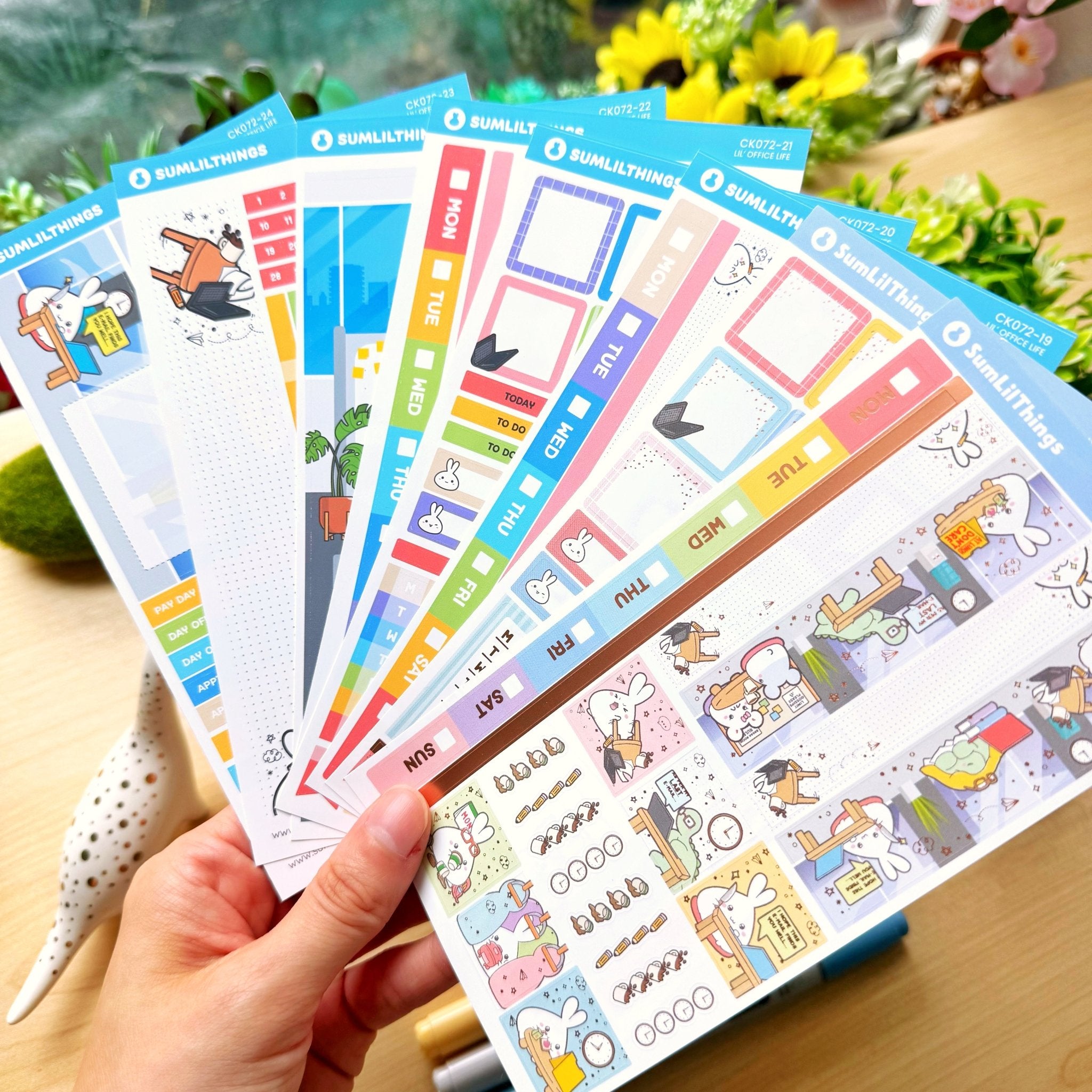 Hobonichi WEEKS - Lil' Office Life - Rose Gold Foil - SumLilThings