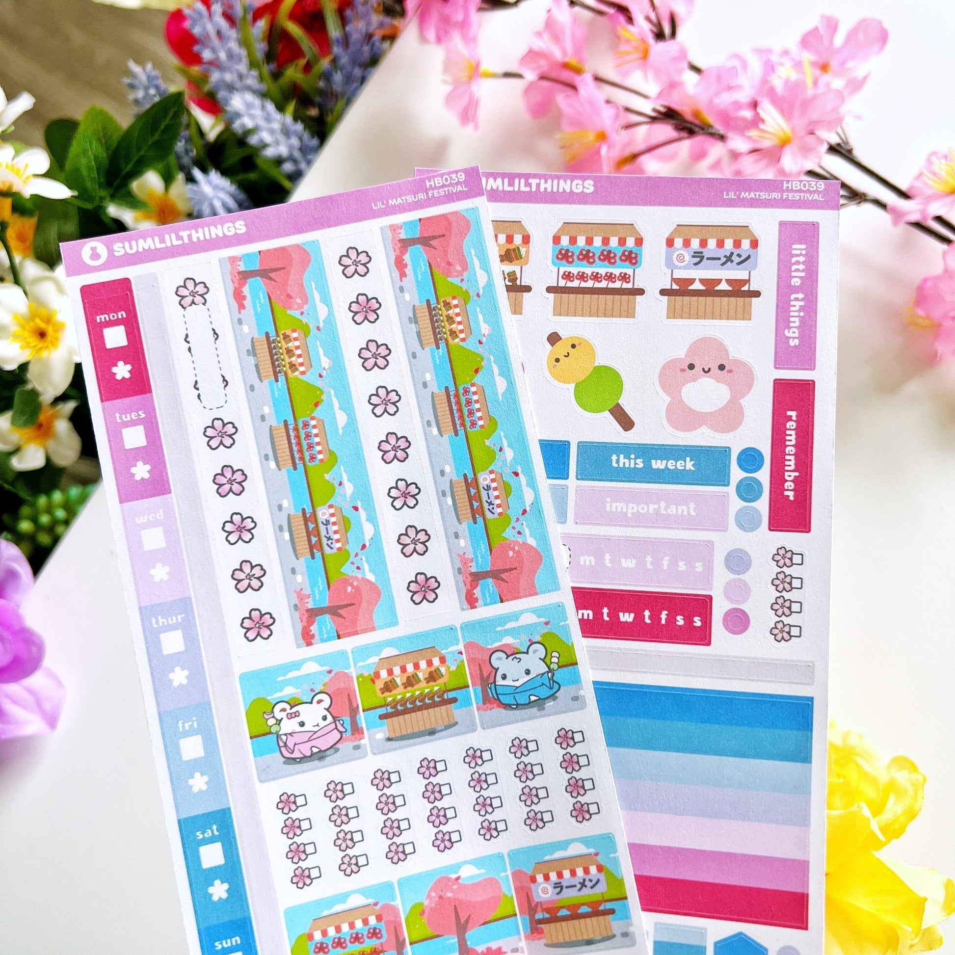 Hobonichi WEEKS - Lil' Sakura Festival - SumLilThings