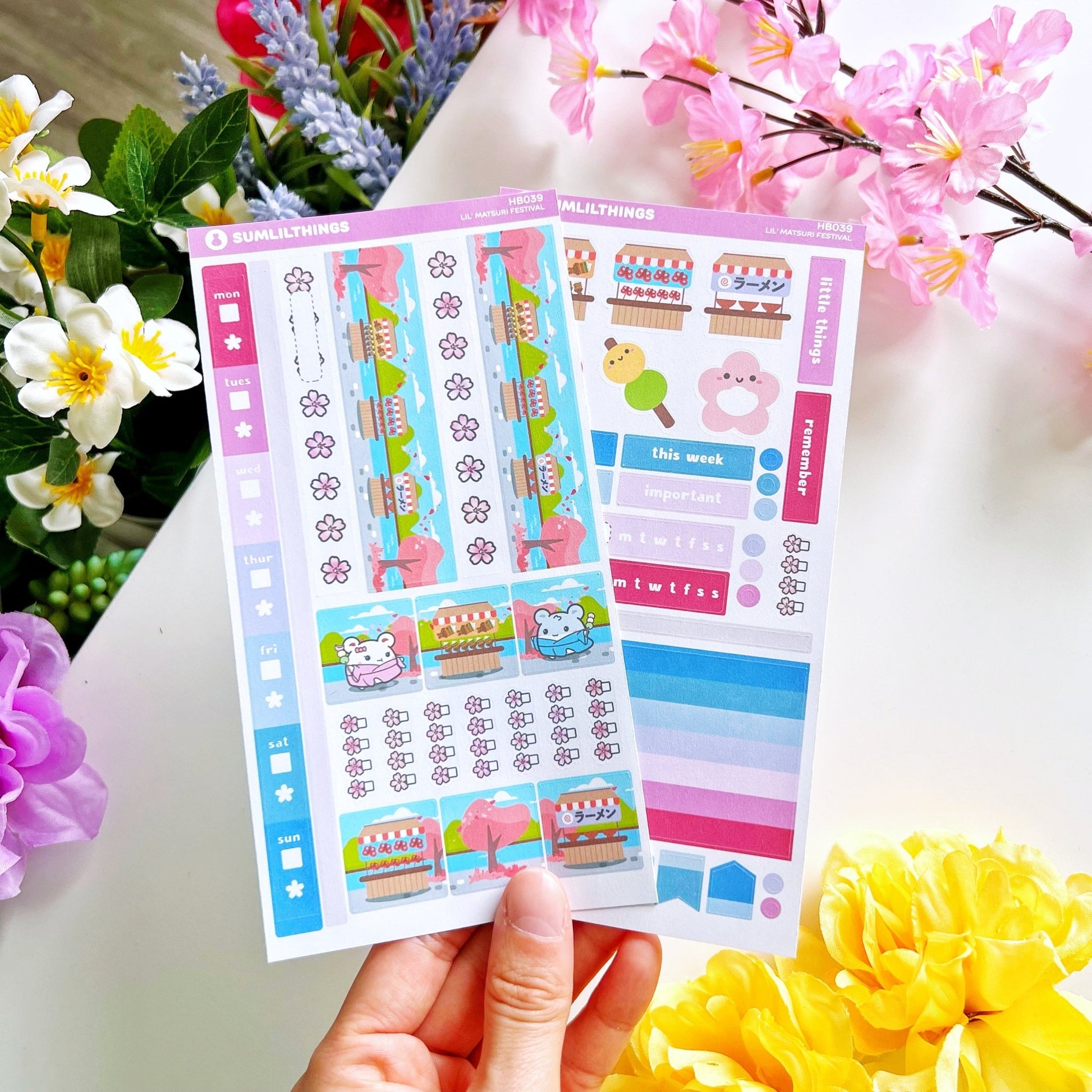 Hobonichi WEEKS - Lil' Sakura Festival - SumLilThings