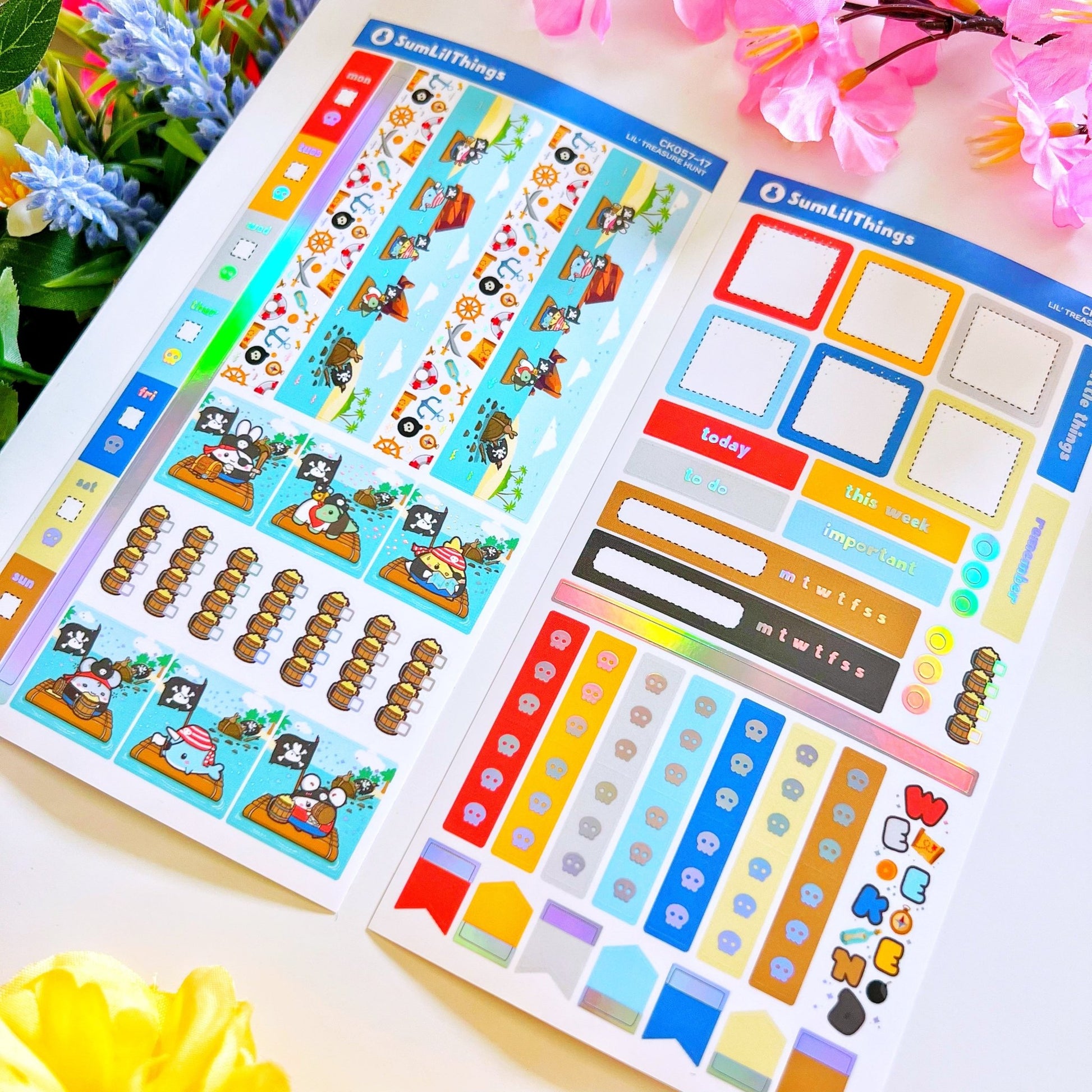 Hobonichi WEEKS - Lil' Treasure Hunt - Holo Foil - SumLilThings