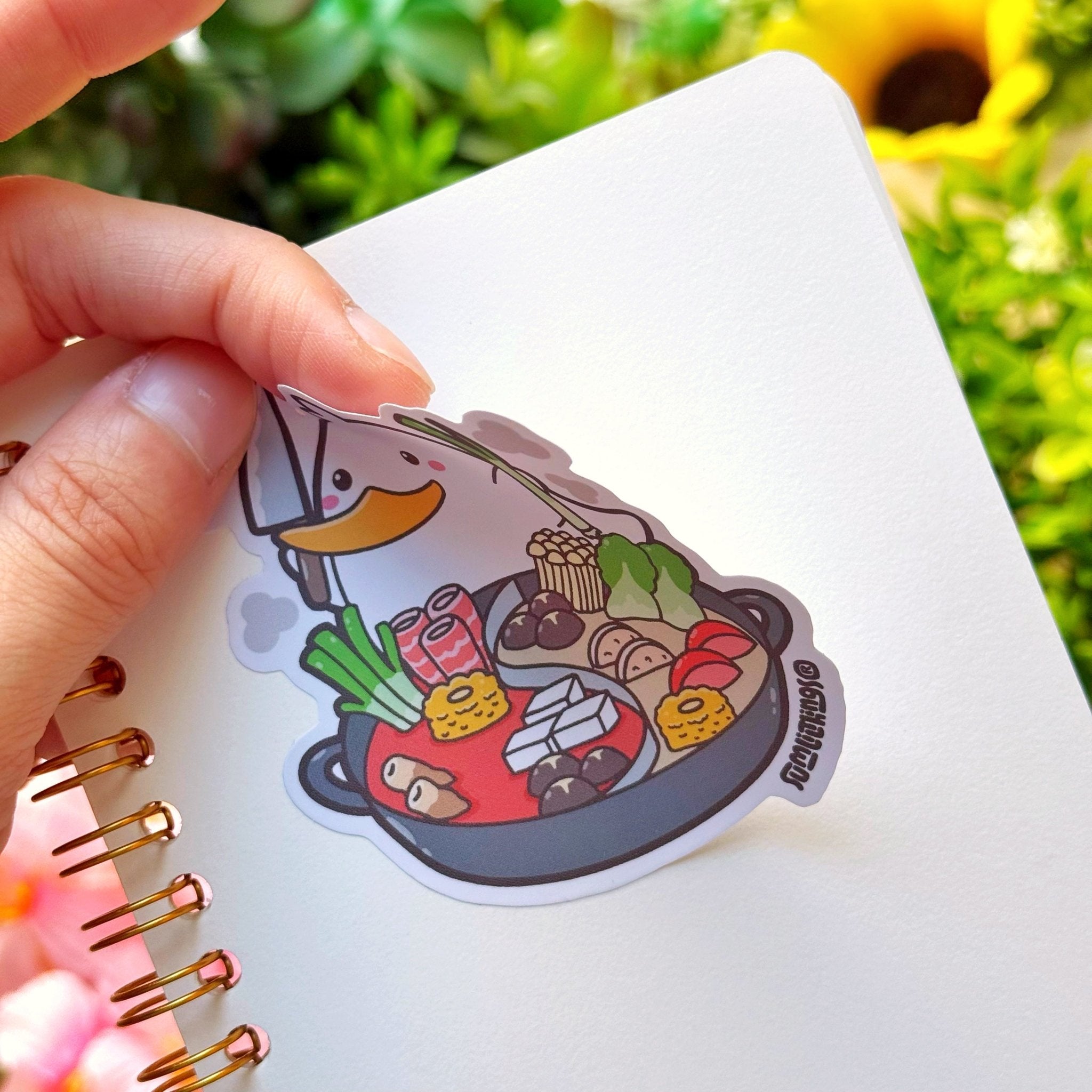 Hot Pot Reusable Sticker Book (A6) - SumLilThings