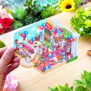 Isometric Scene Sticker - Amusement Park (East Side) - SumLilThings