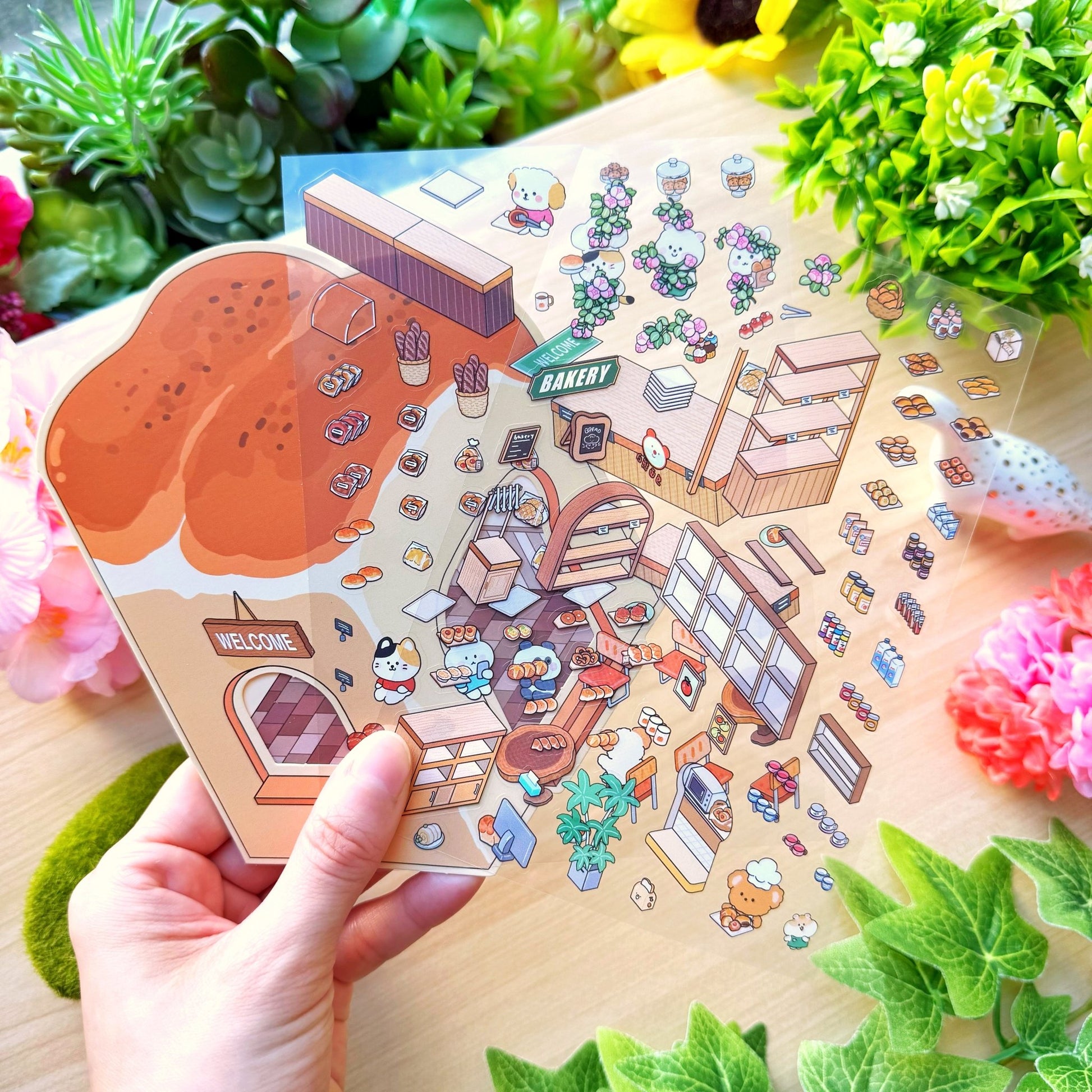 Isometric Scene Sticker - Blissful Bakery (Series 5) - SumLilThings