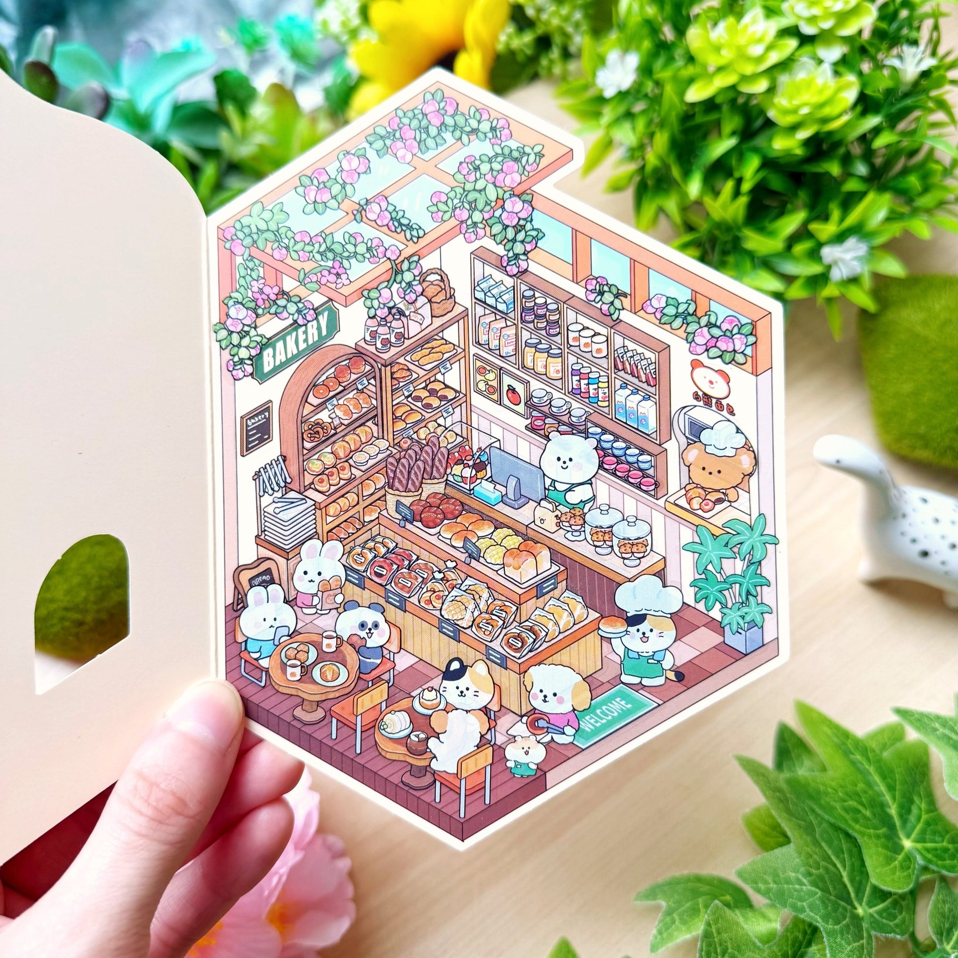 Isometric Scene Sticker - Blissful Bakery (Series 5) - SumLilThings
