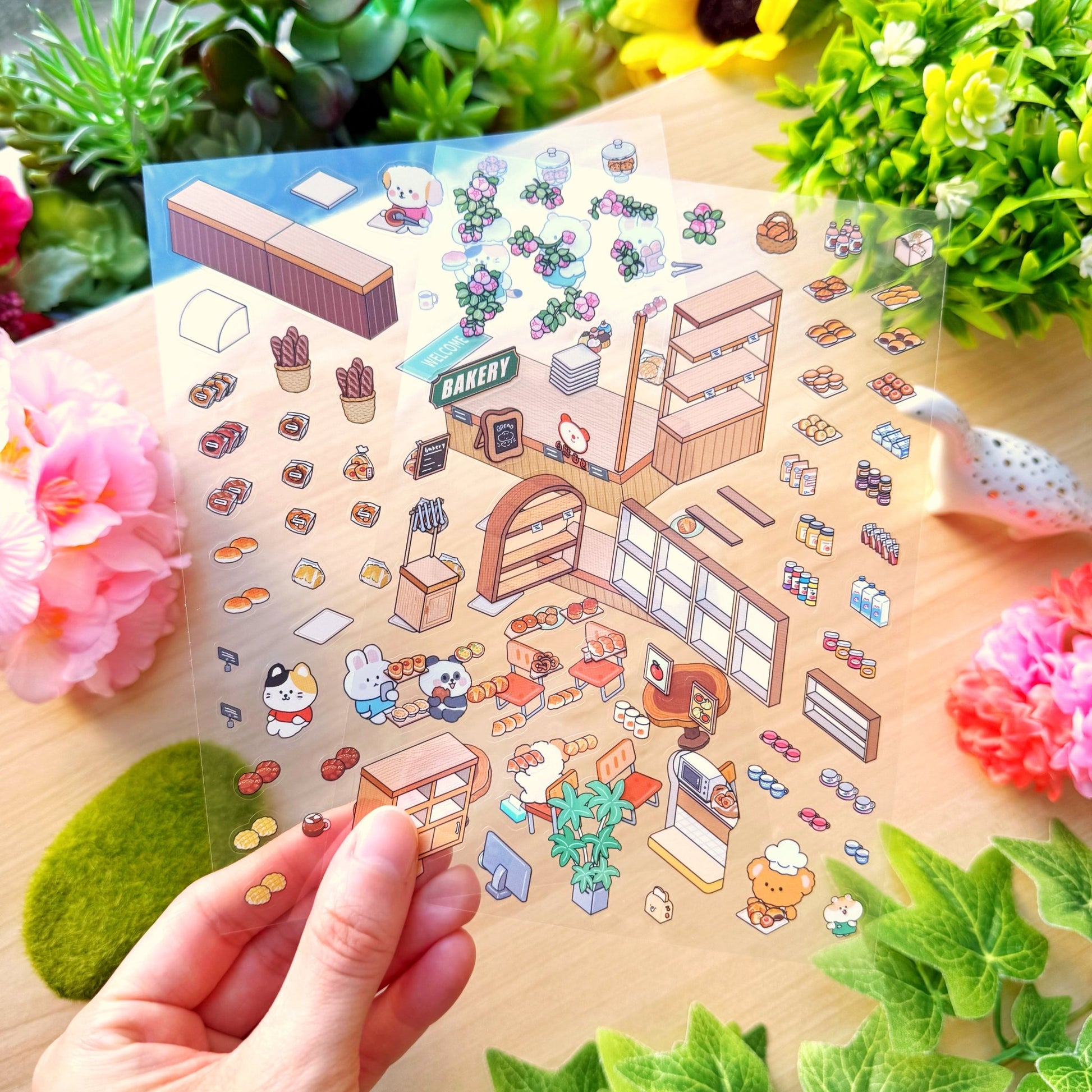 Isometric Scene Sticker - Blissful Bakery (Series 5) - SumLilThings