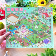 Isometric Scene Sticker - Happy Farm (Jumbo World) - SumLilThings