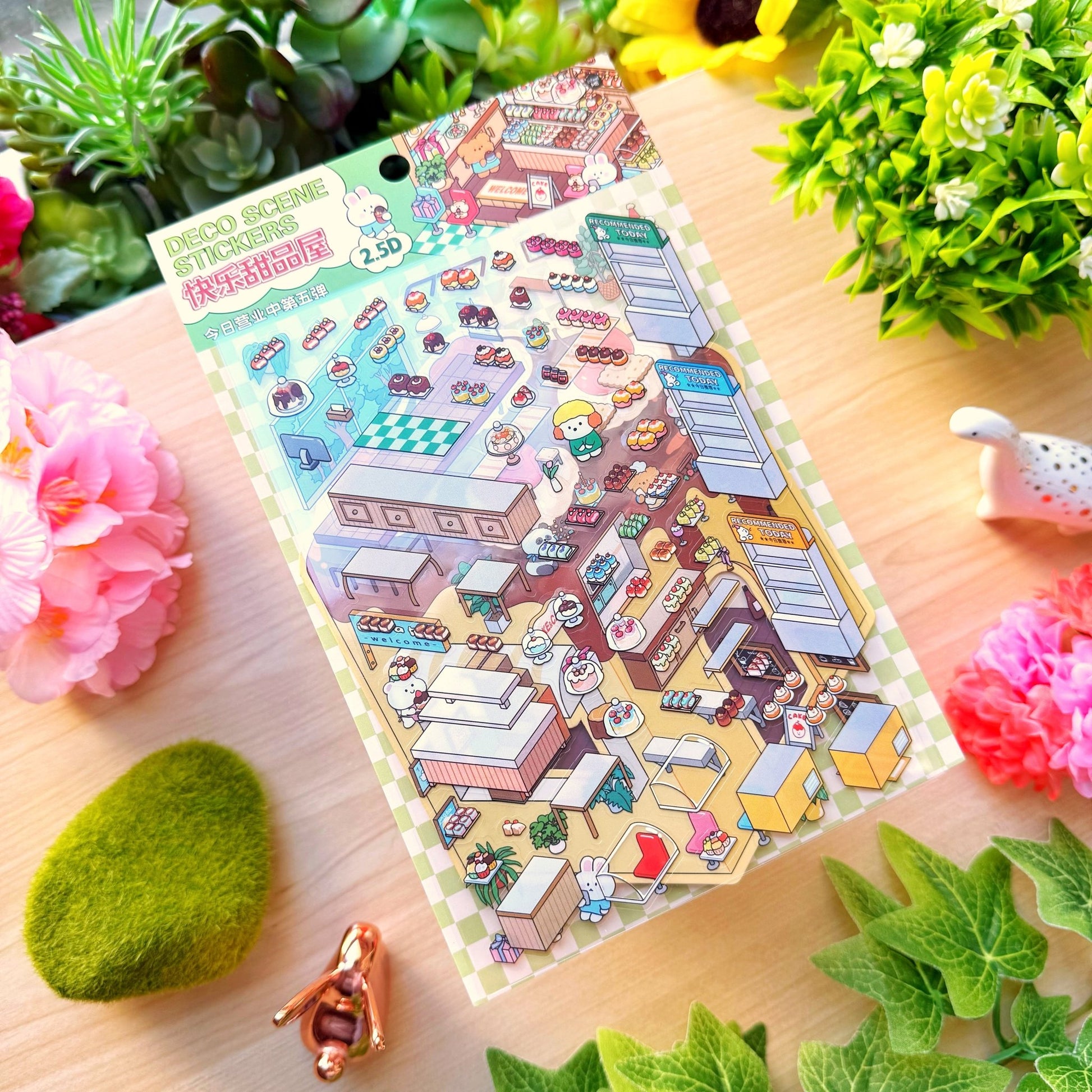 Isometric Scene Sticker - Joyful Dessert House (Series 5) - SumLilThings