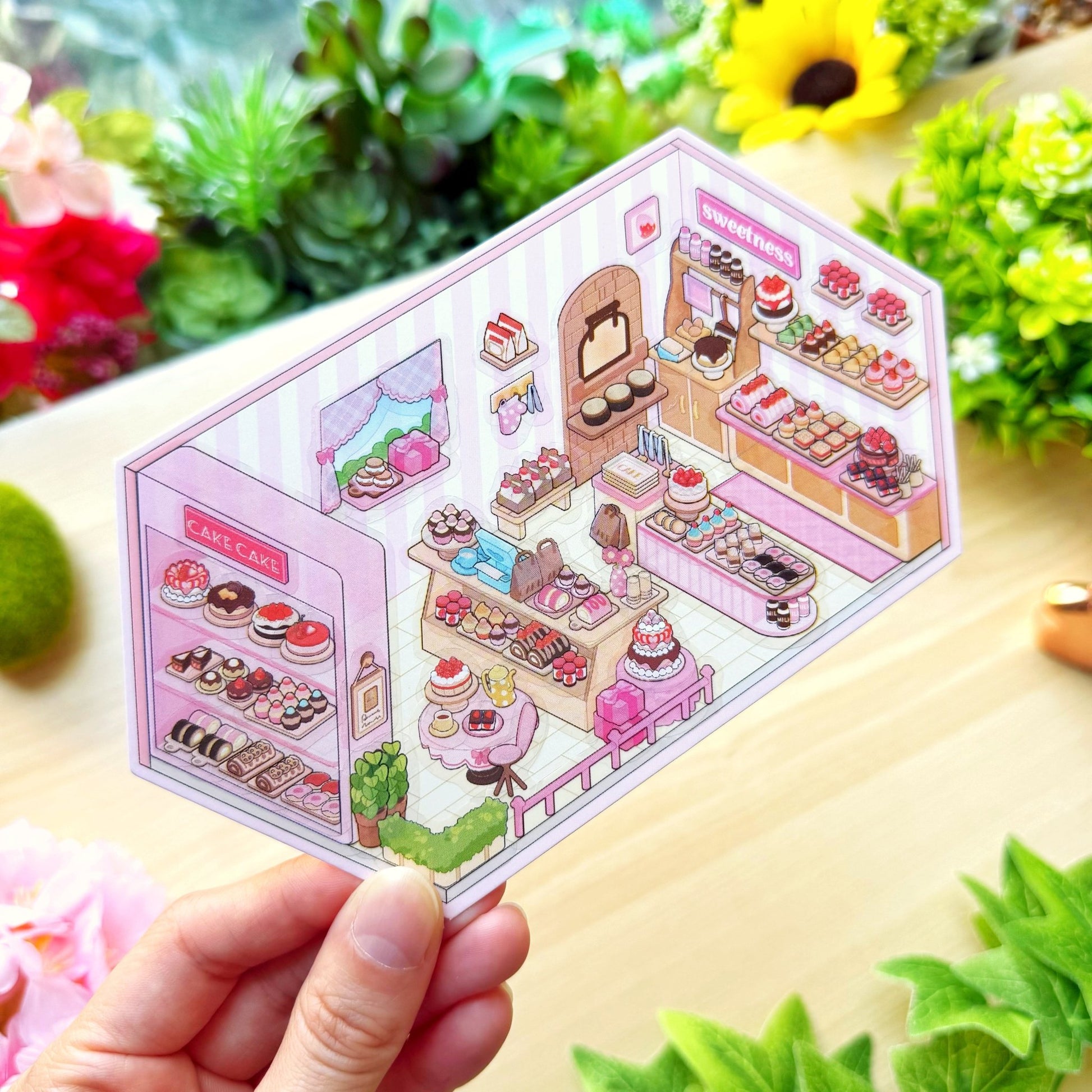 Isometric Scene Sticker - Sweet Treats Corner - SumLilThings