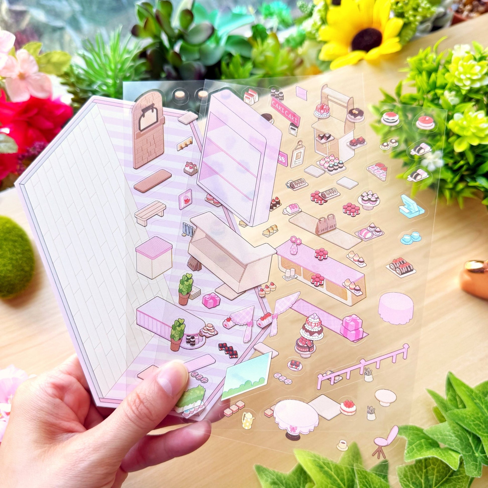 Isometric Scene Sticker - Sweet Treats Corner - SumLilThings