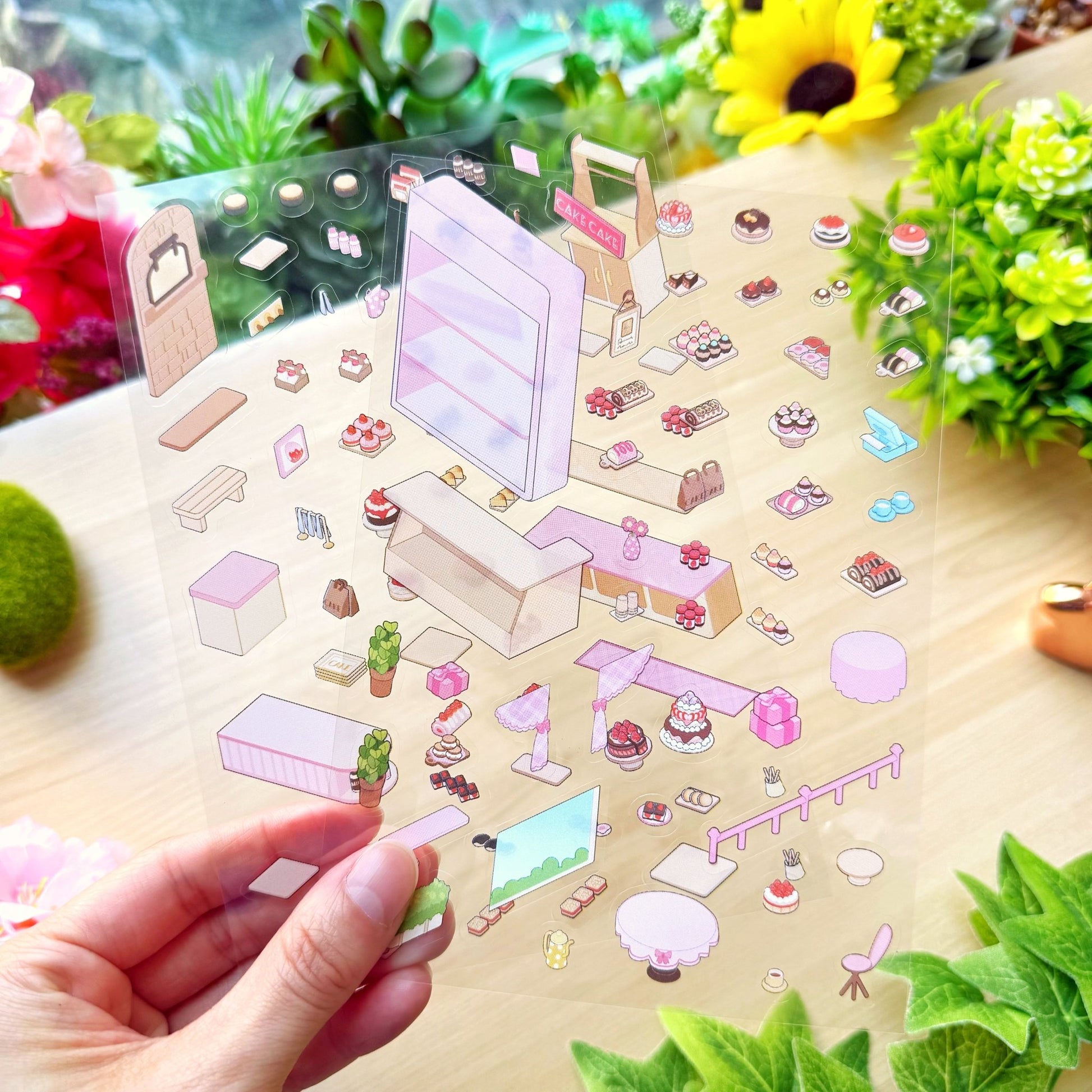 Isometric Scene Sticker - Sweet Treats Corner - SumLilThings