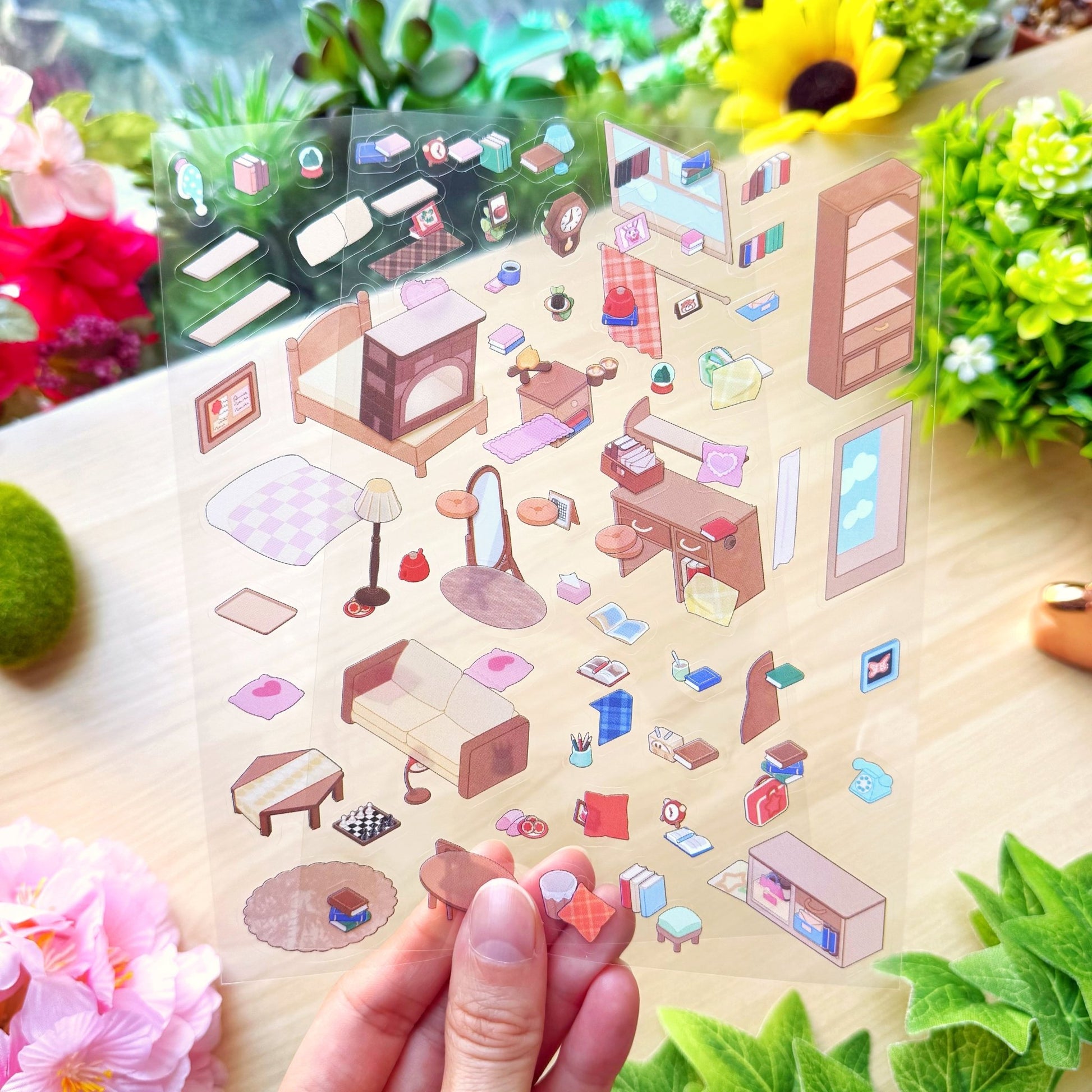 Isometric Scene Sticker - The Nook Room - SumLilThings