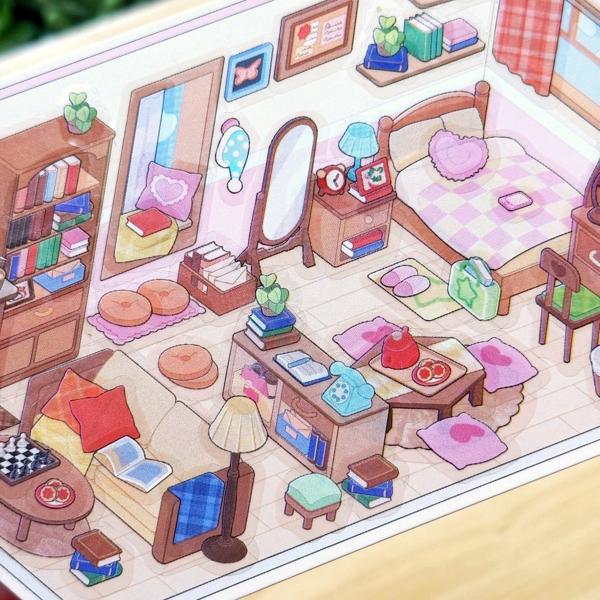 Isometric Scene Sticker - The Nook Room - SumLilThings