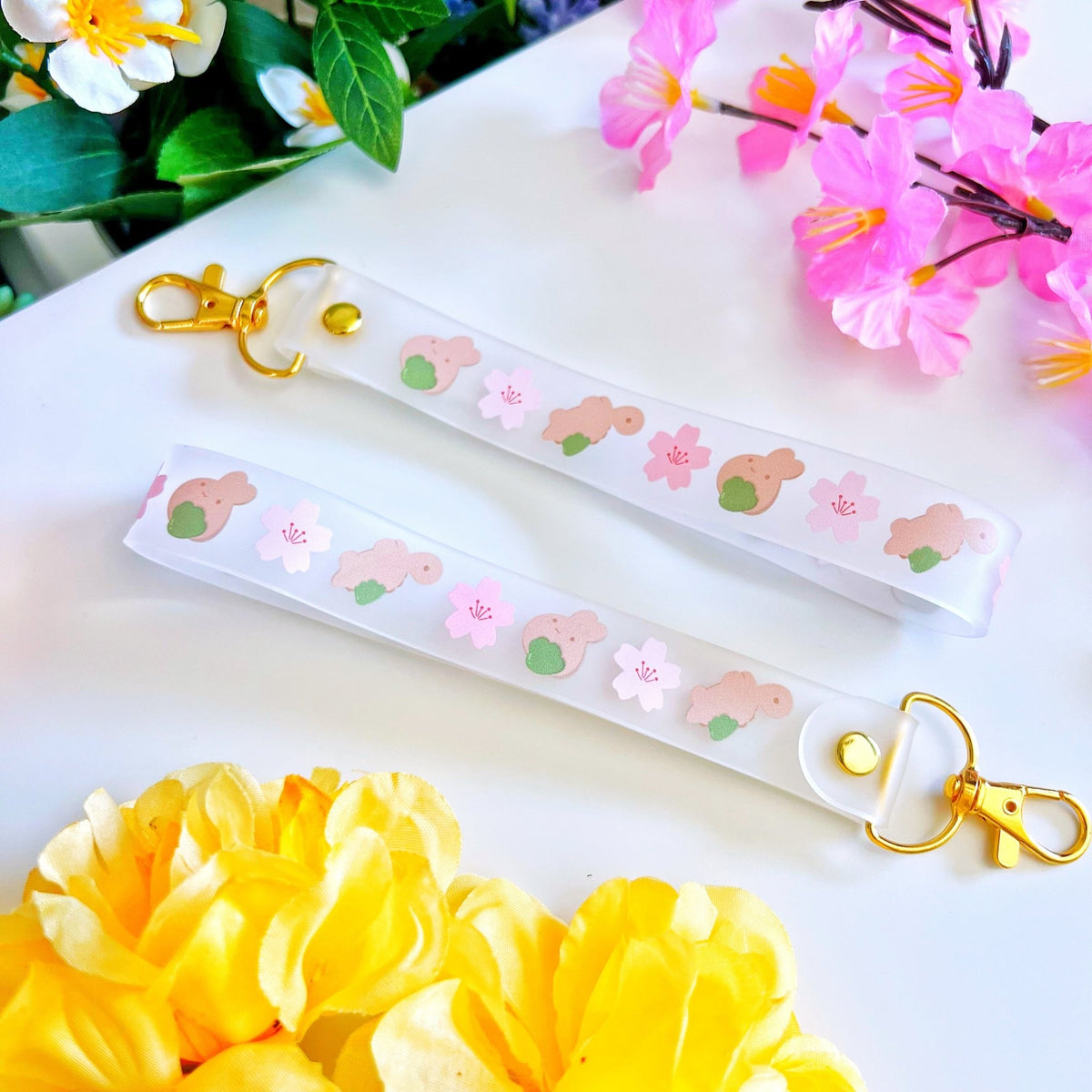 Jelly Wrist Lanyard - Matcha Munchies (Incl. Phone Tether) - SumLilThings