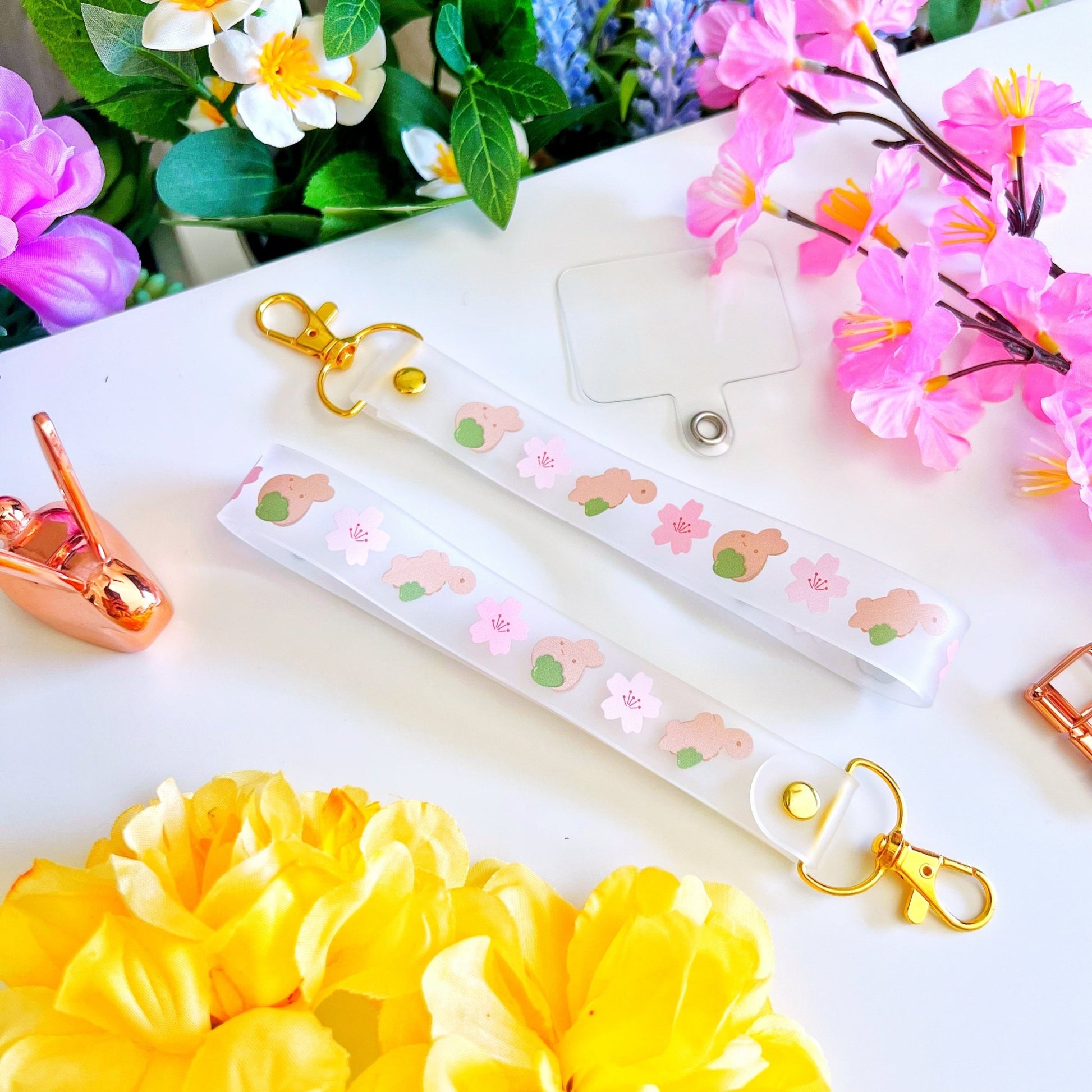 Jelly Wrist Lanyard - Matcha Munchies (Incl. Phone Tether) - SumLilThings