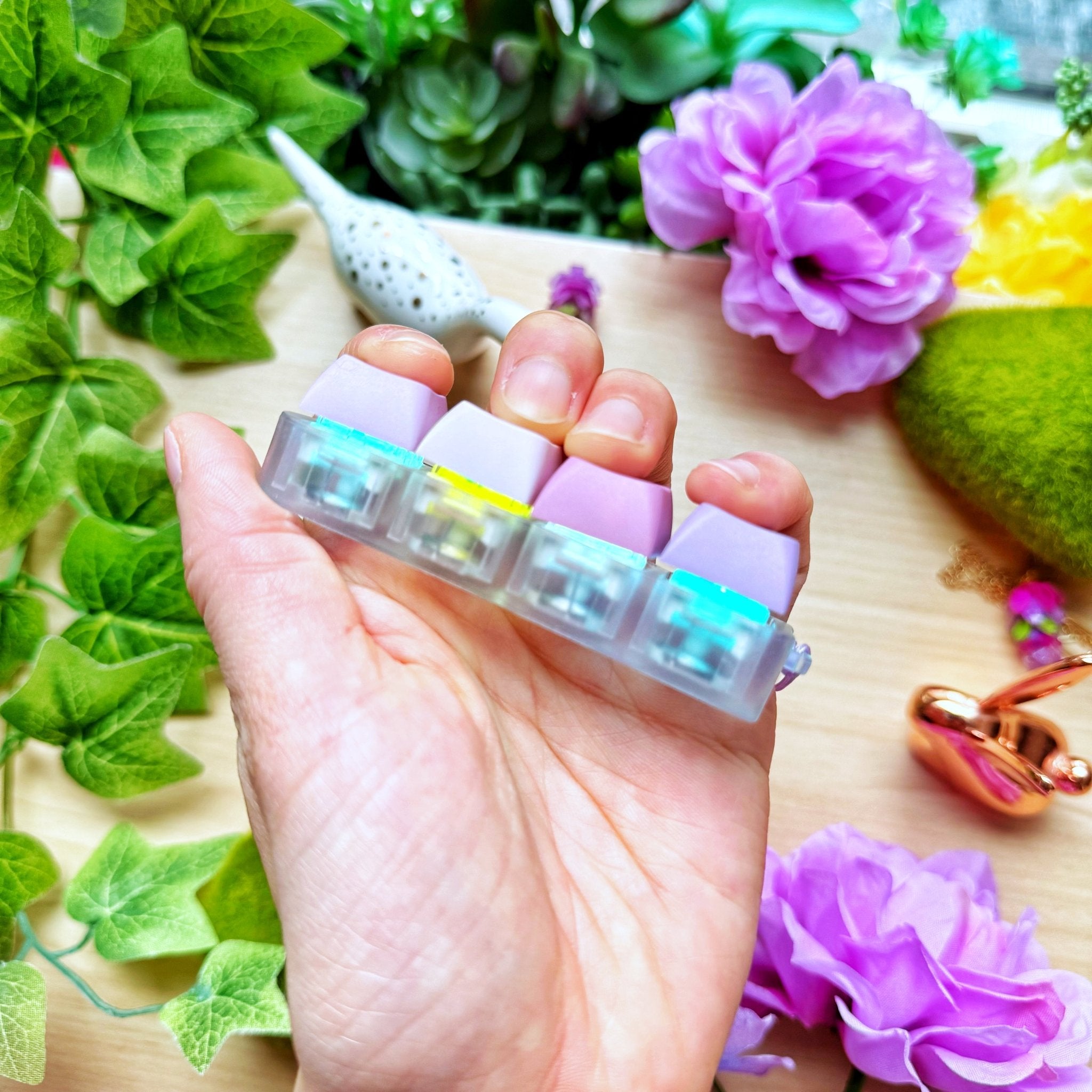 Lavender Sweets Keyboard Fidget Keychain - SumLilThings