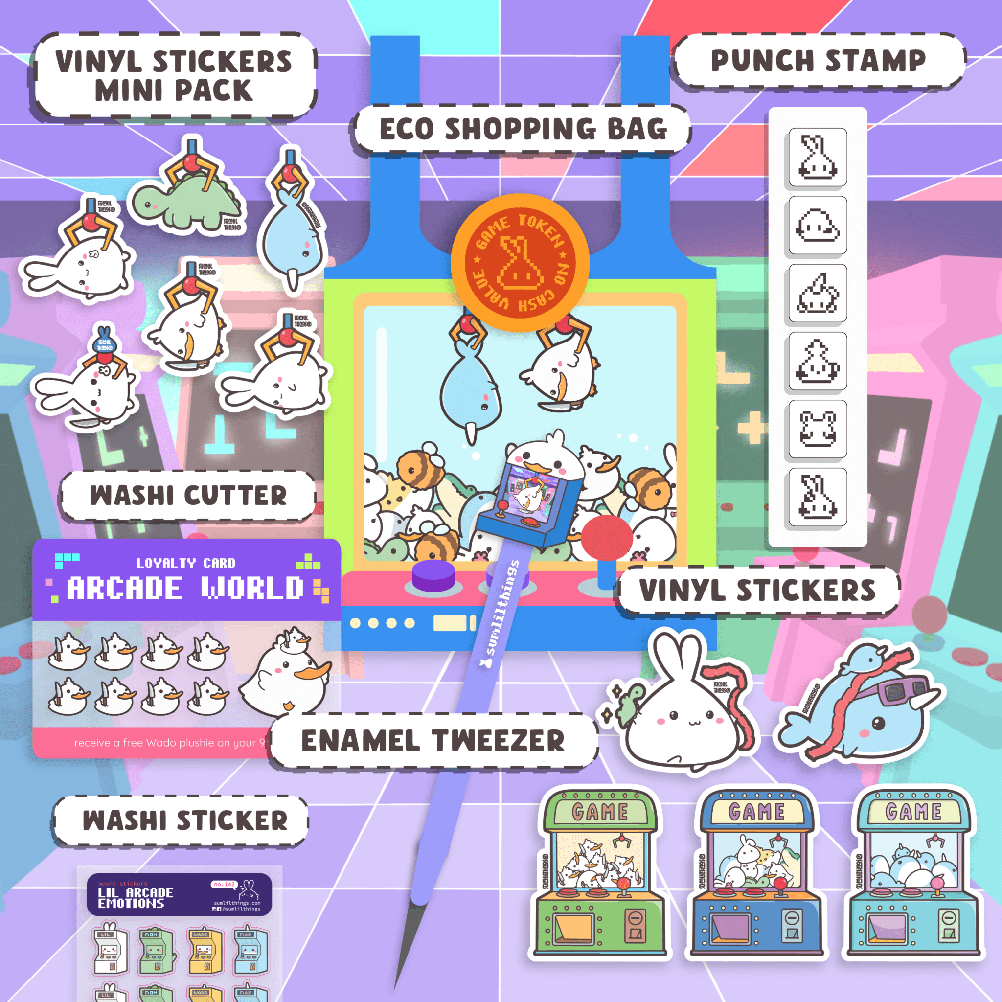 Lil' Arcade Time Booster Pack (17 Items) - 20% OFF - SumLilThings