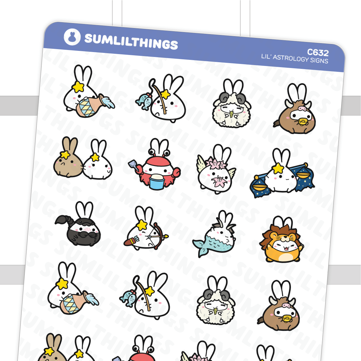 Lil' Astrology Signs Stickers - SumLilThings