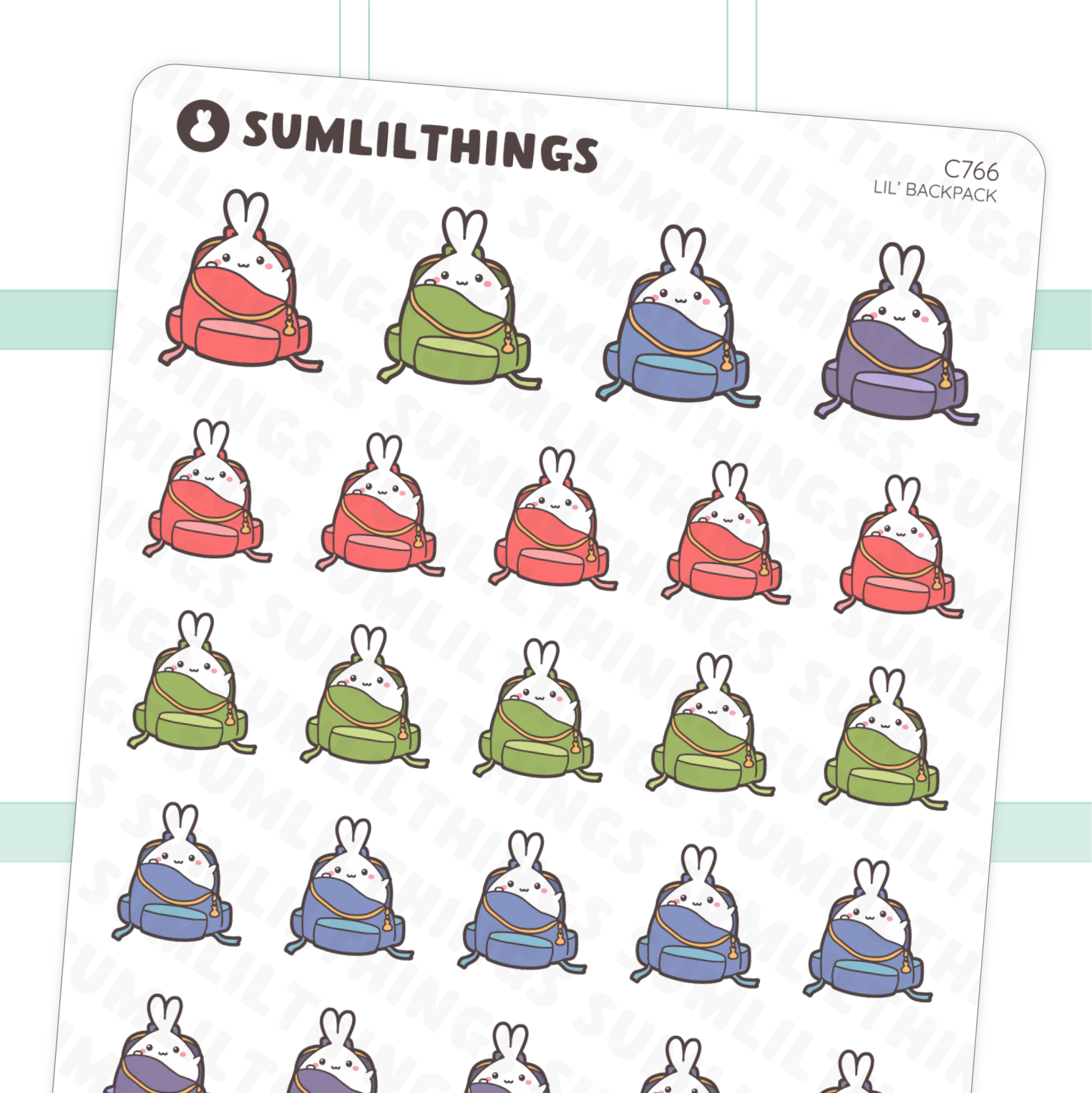 Lil' Backpack Stickers - SumLilThings