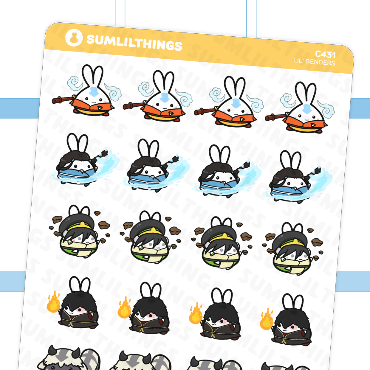 Lil' Benders Stickers - SumLilThings