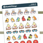 Lil' Bird Watching Stickers - SumLilThings