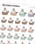 Lil’ Birthday Cake Stickers - SumLilThings