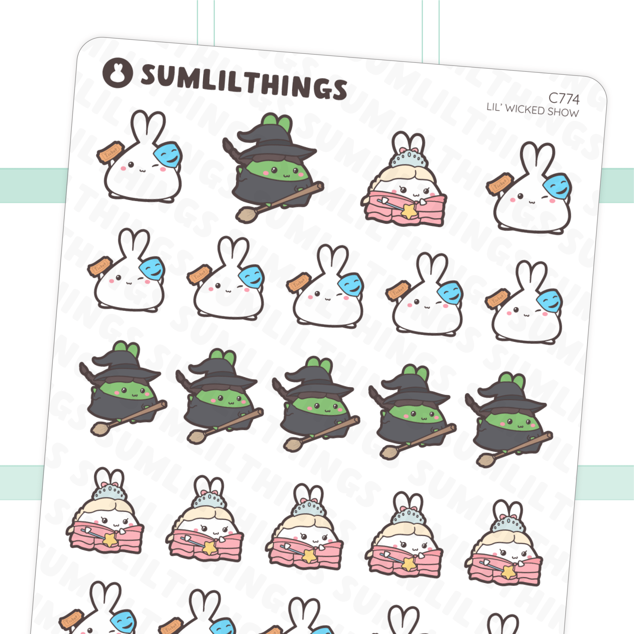 Lil' Broadway Show Stickers - SumLilThings