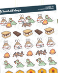 Lil' Campfire & Smores Stickers - SumLilThings