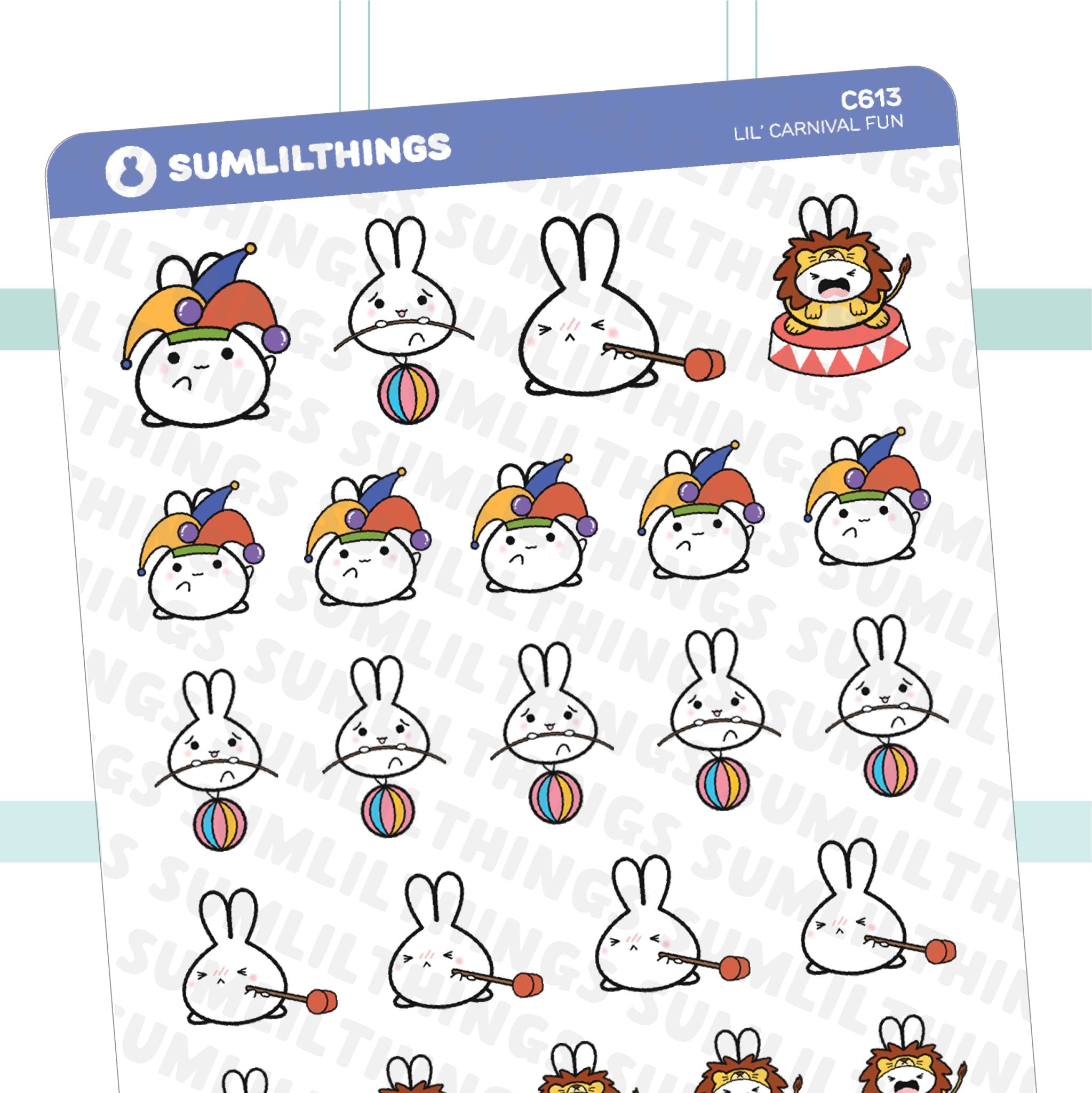 Lil&#39; Carnival Stickers - SumLilThings