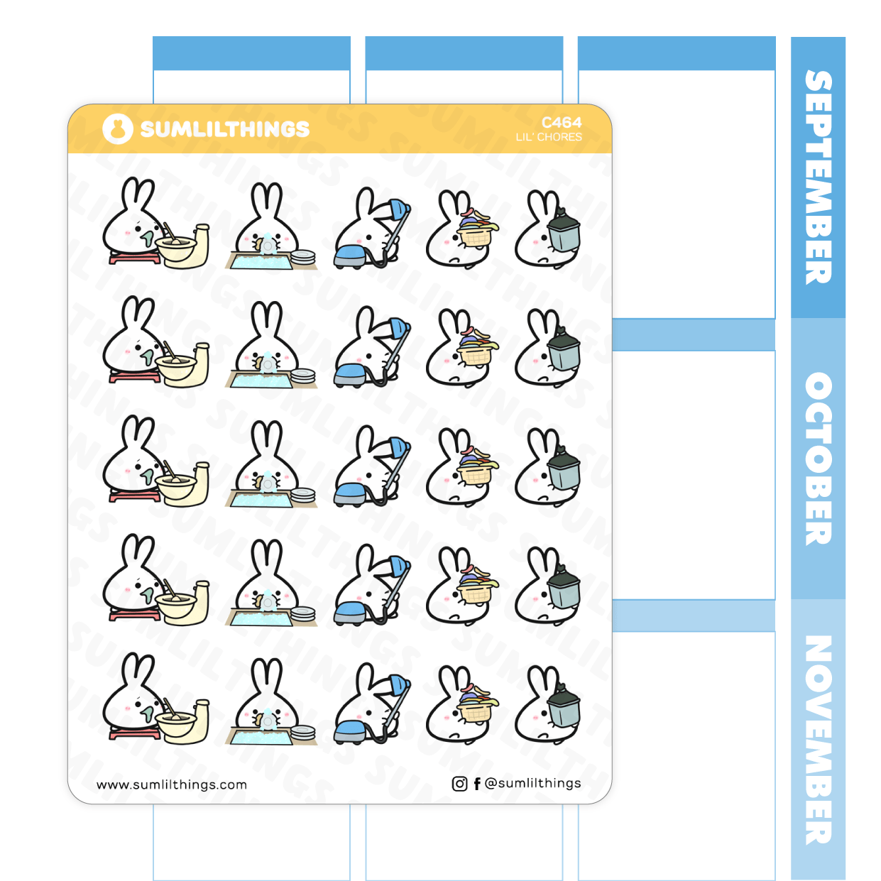 Lil' Chores Stickers - SumLilThings