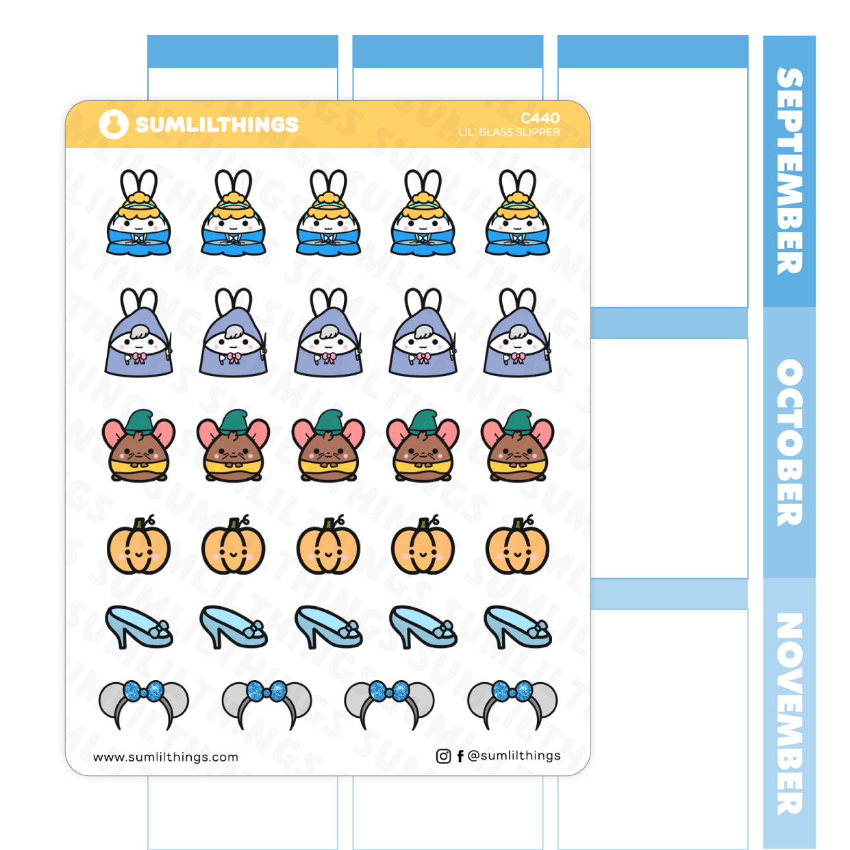 Lil' Cinderella Stickers - SumLilThings