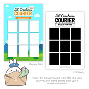 Lil' Courier Creatures Stamp Card - SumLilThings