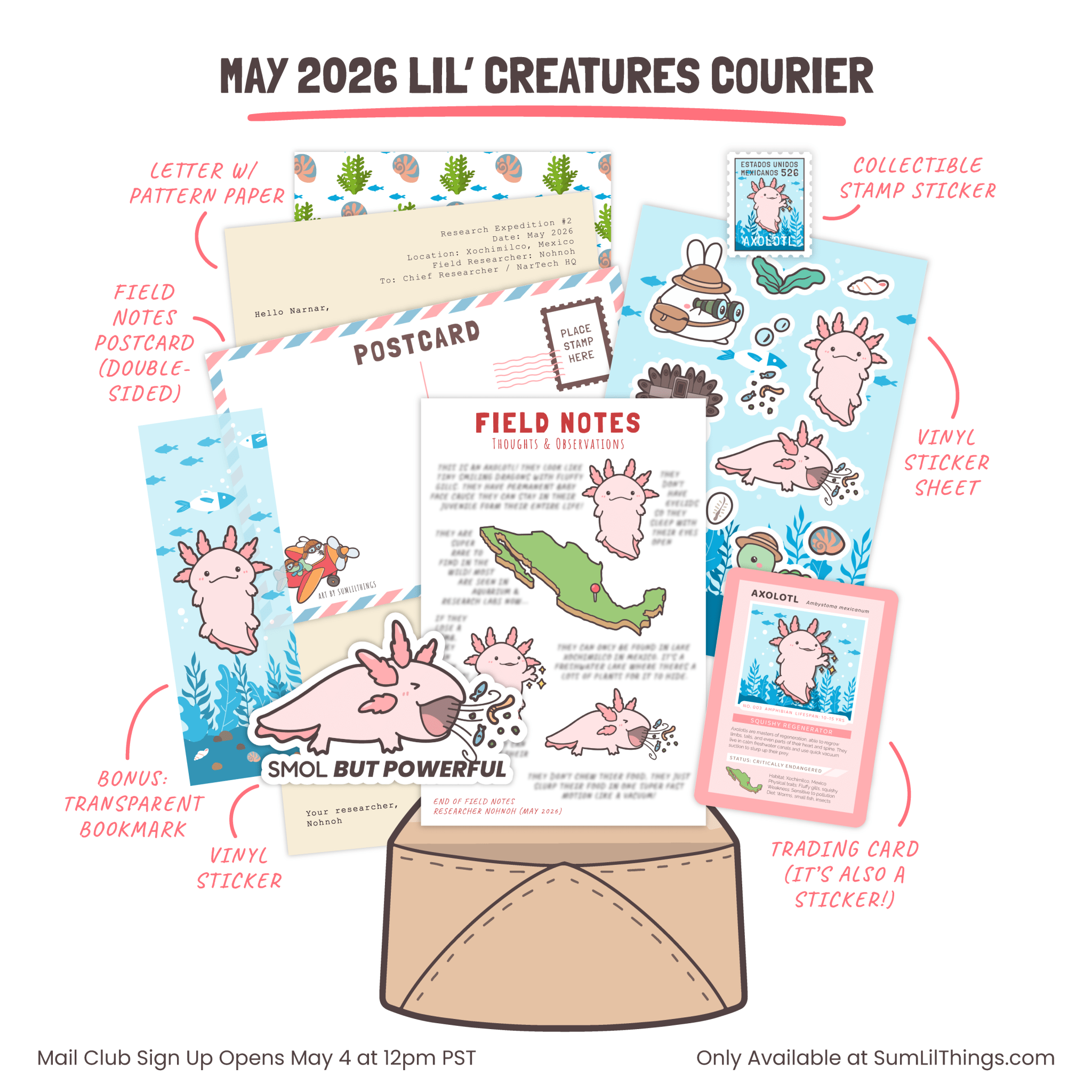 Lil' Creatures Courier (non - USA) - SumLilThings